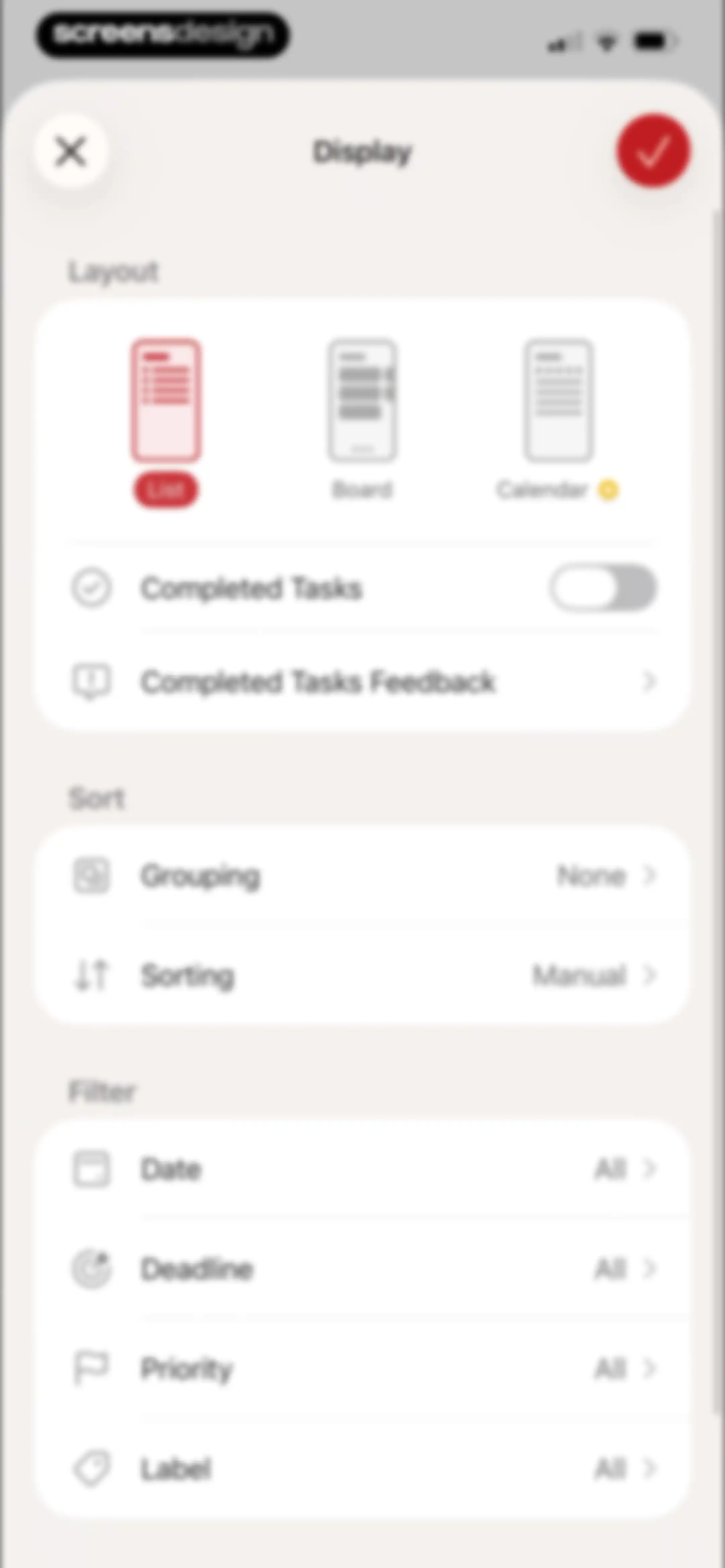 Todoist: To Do List & Calendar screen 72