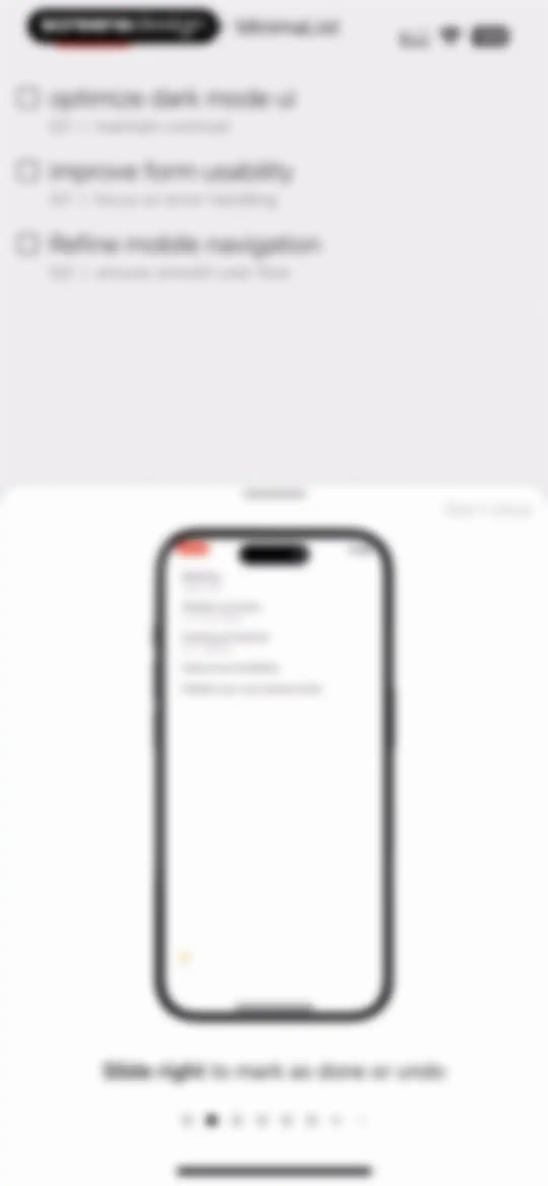 To Do List MinimaList & Widget screen 12