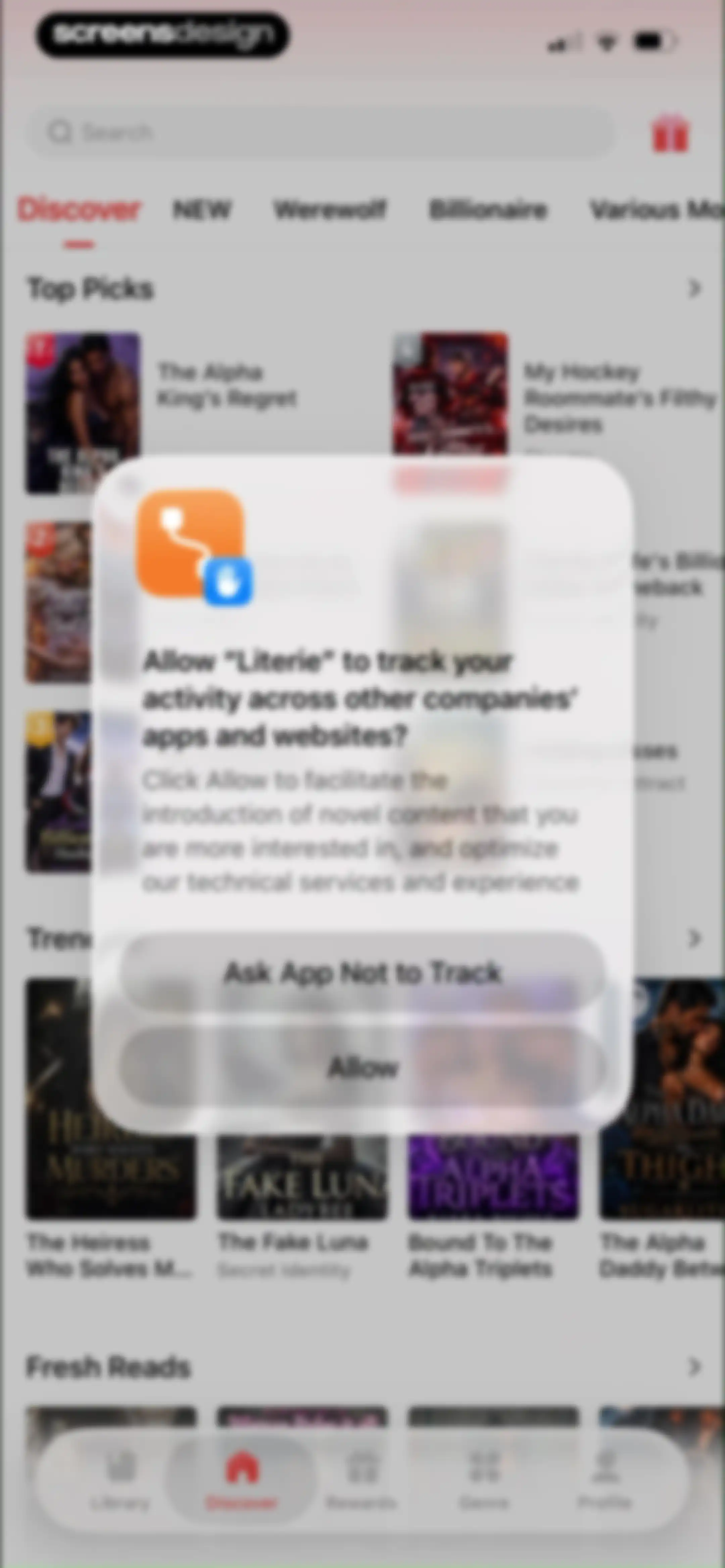 Literie screen 3
