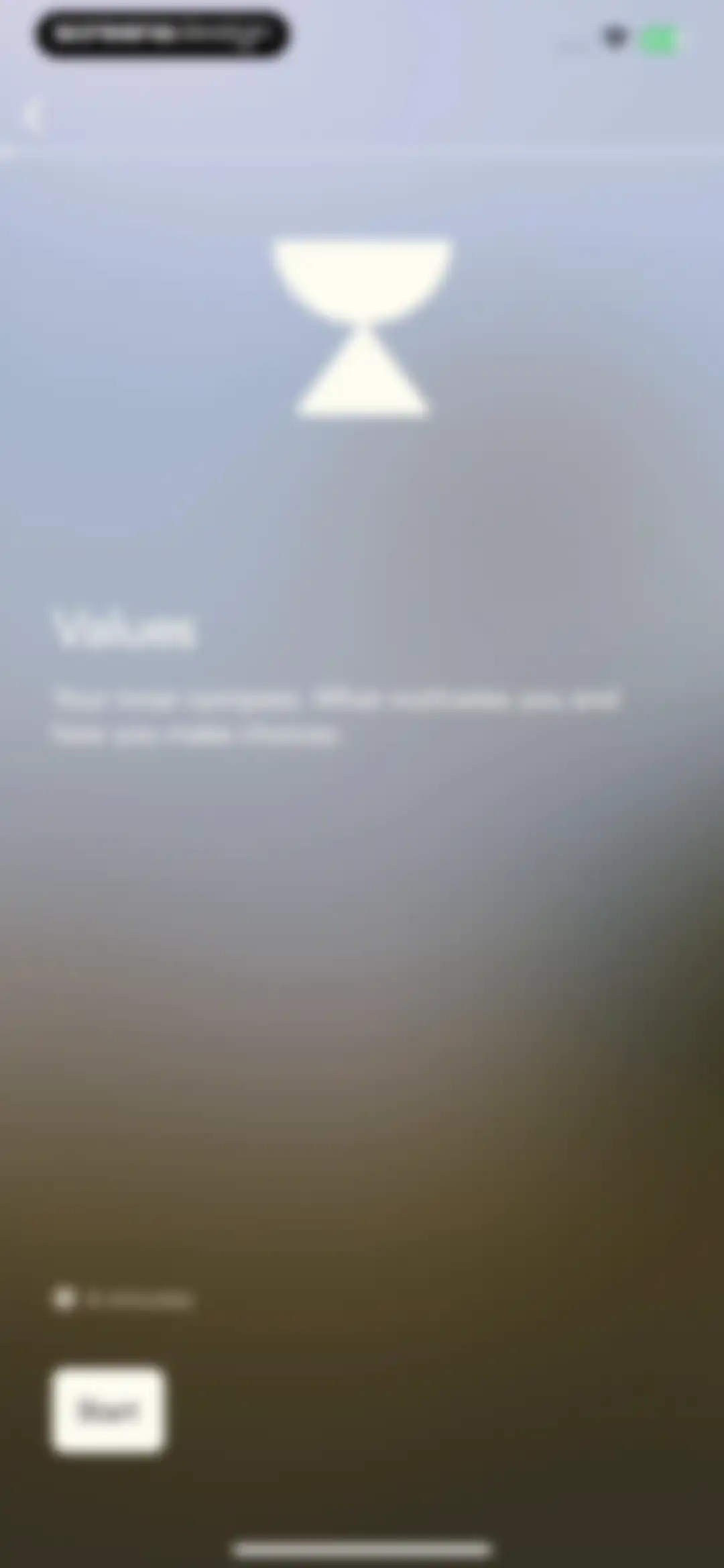 Dimensional: Personality Test screen 67