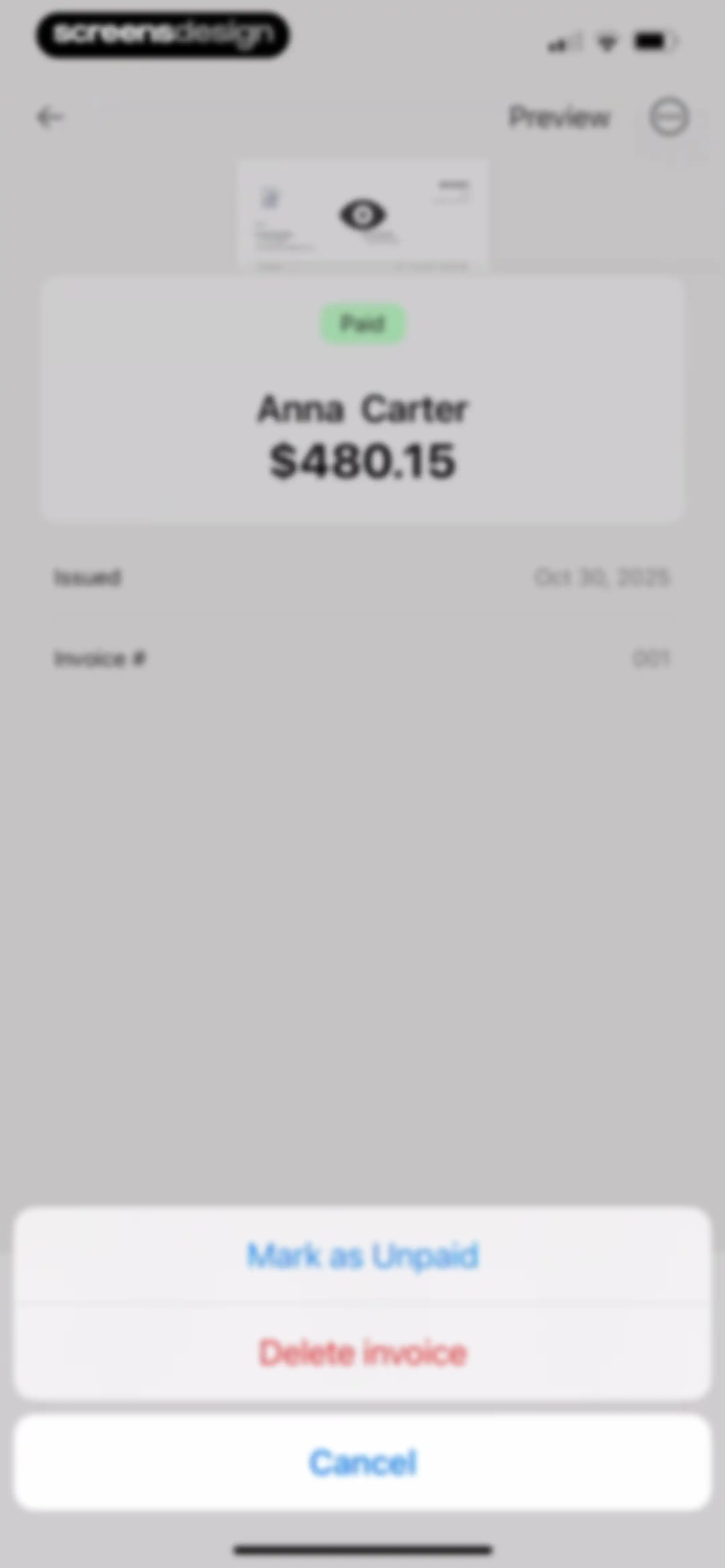 Invoice Maker ▸ Estimate App screen 33