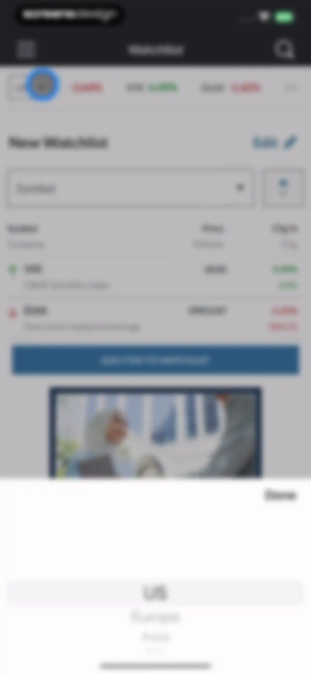 MarketWatch - News & Data screen 36