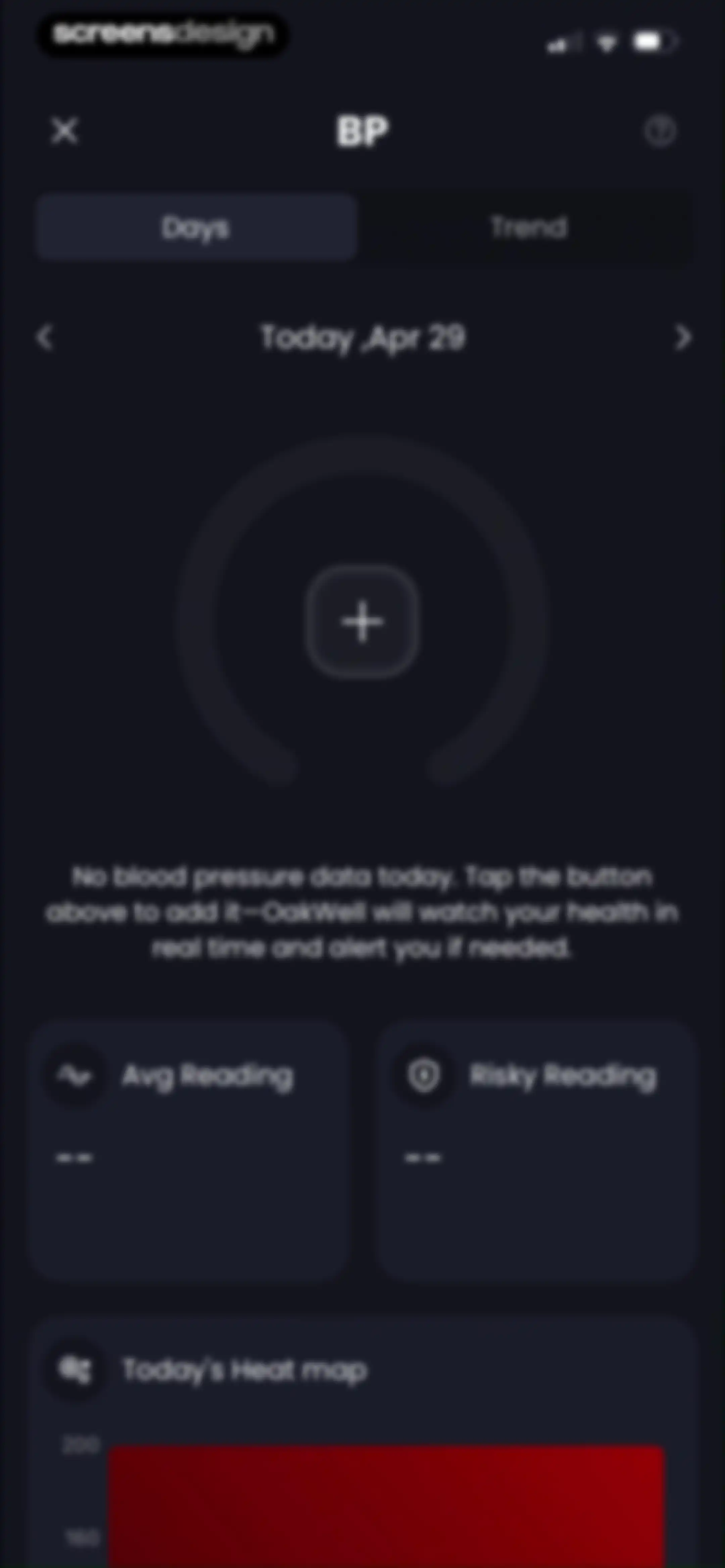 OakWell: Health Guard screen 54