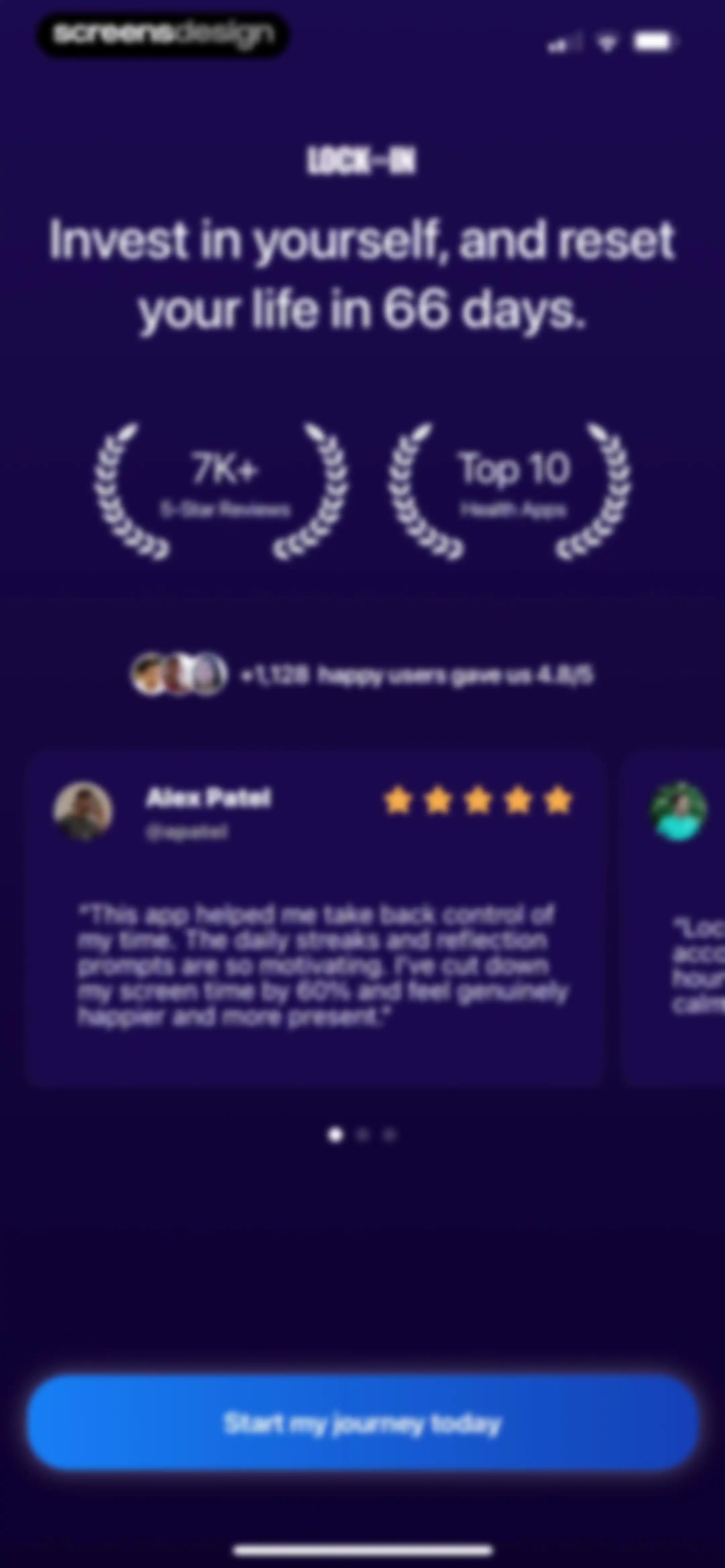 Lock In - Reset Your Life screen 42