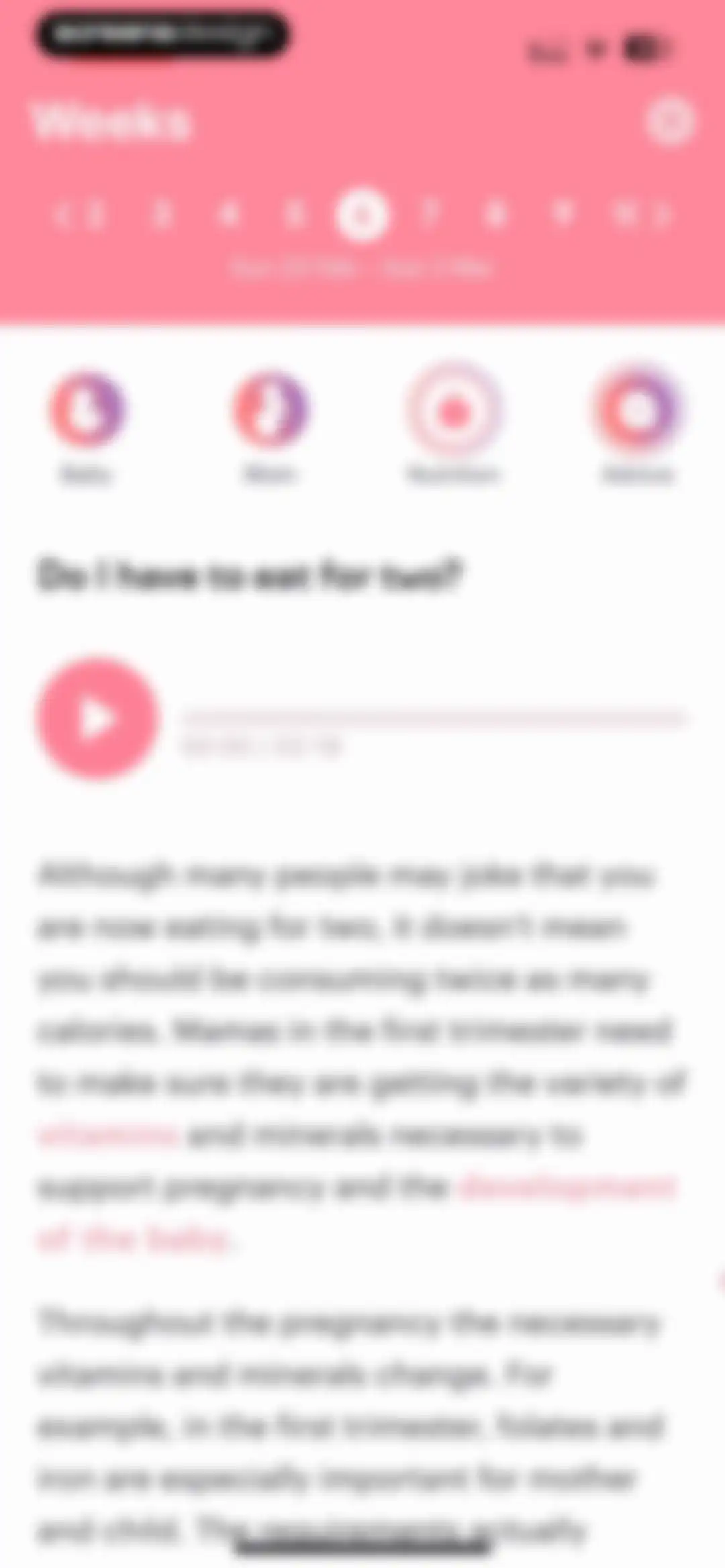 amma: Pregnancy & Baby Tracker screen 71