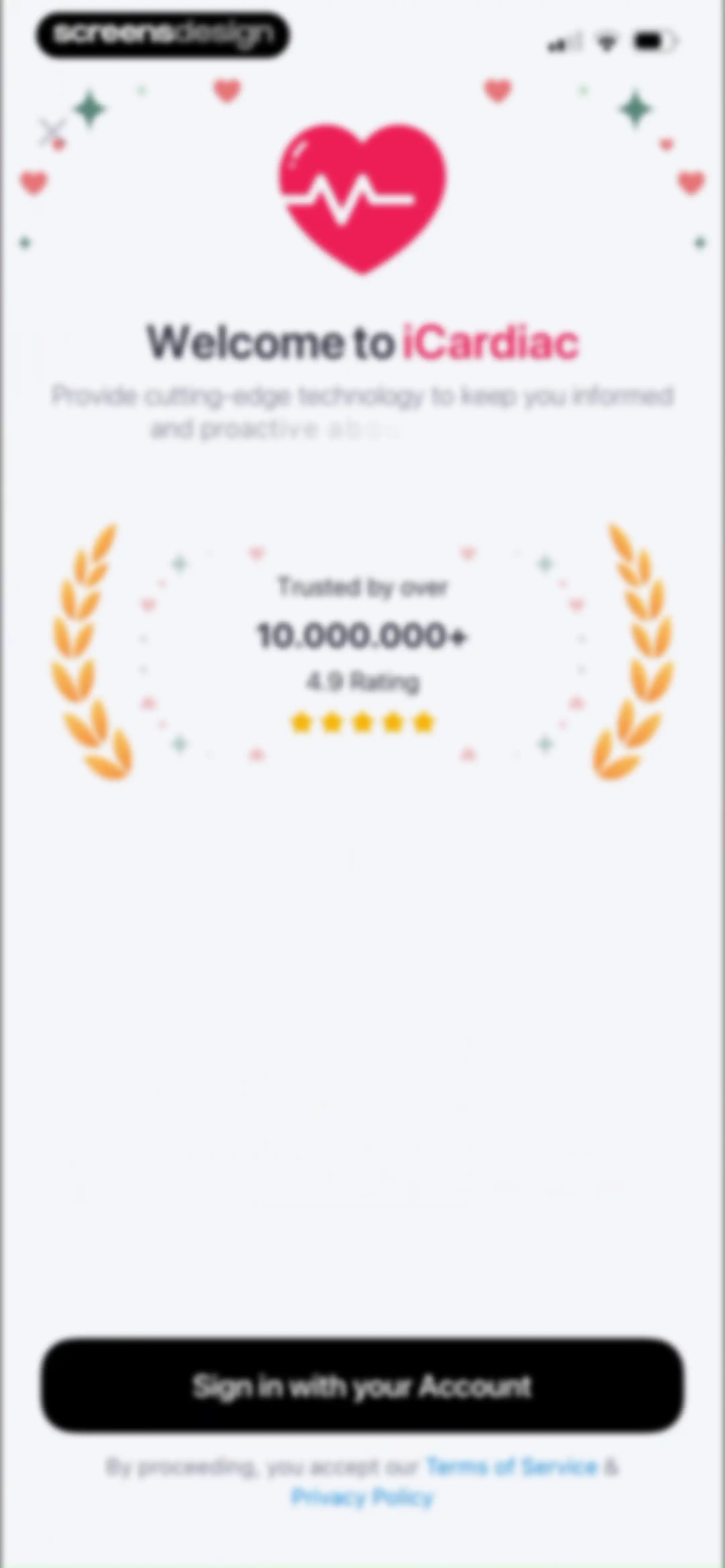 iCardiac: Heart Rate & Health screen 89