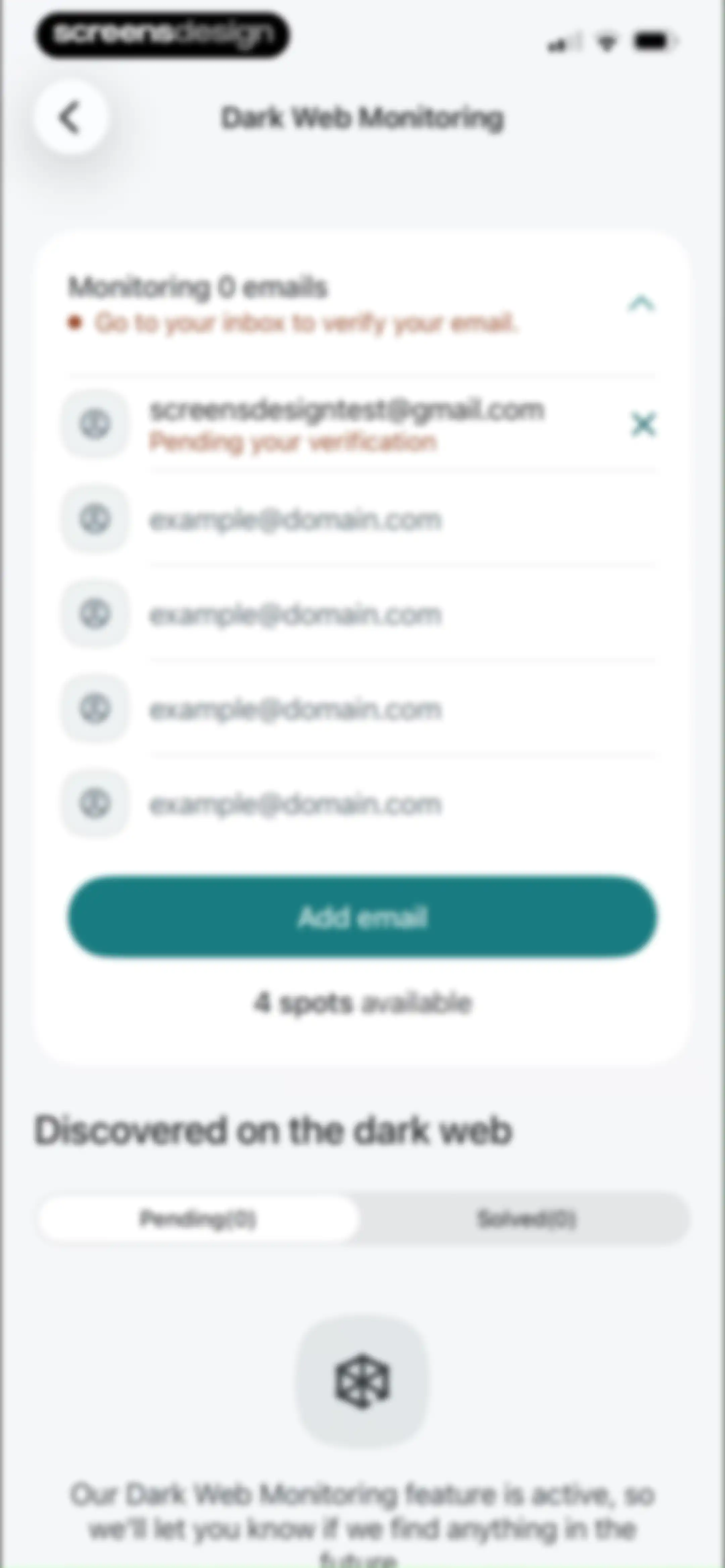 Dashlane Password Manager screen 77