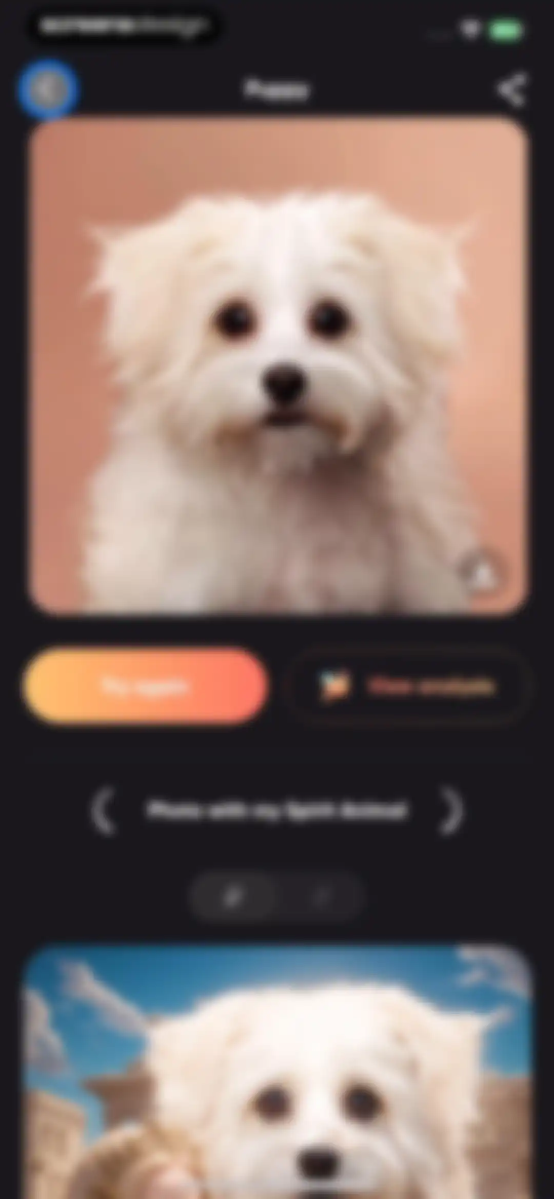 AnimalFace - looksmax ai score screen 92