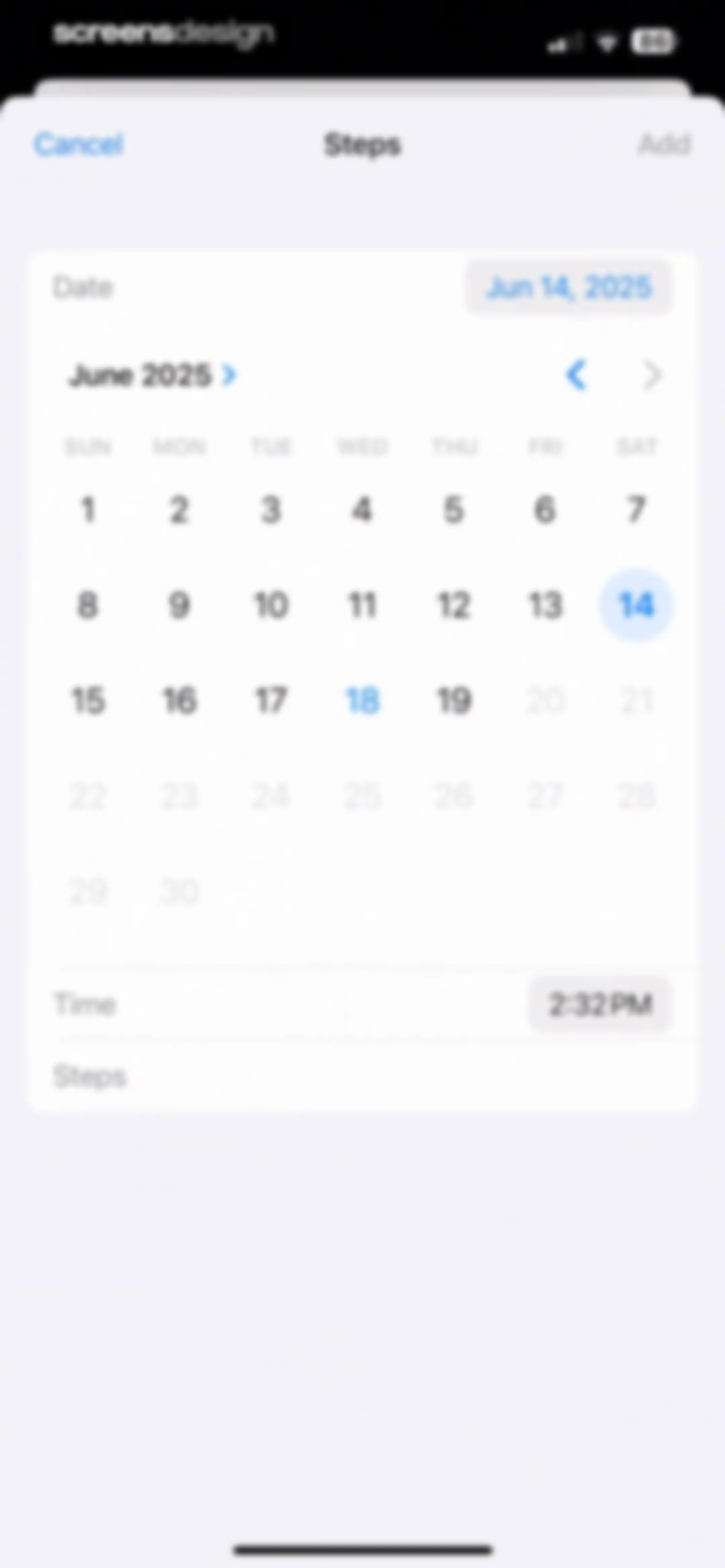 Apple Health screen 40