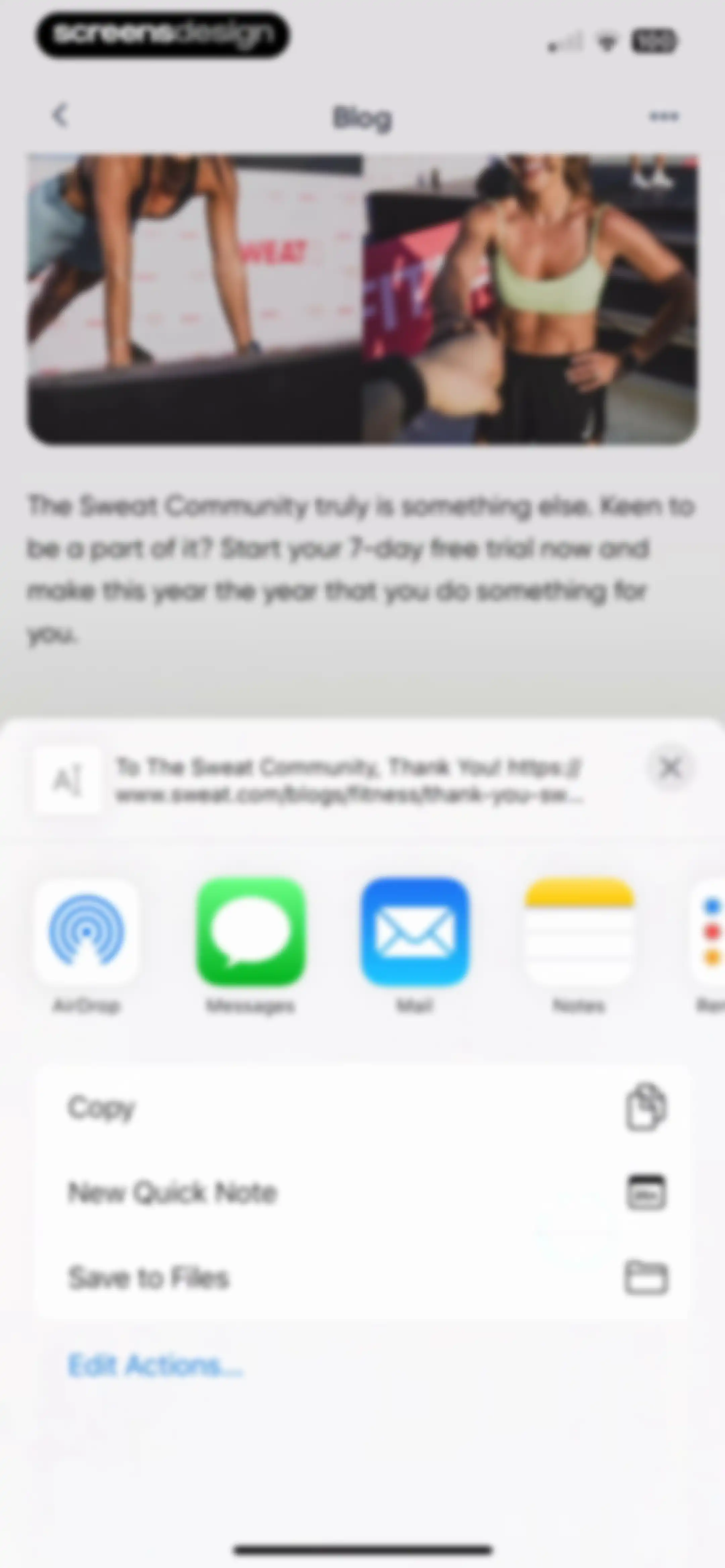 Sweat: Fitness App For Women screen 155