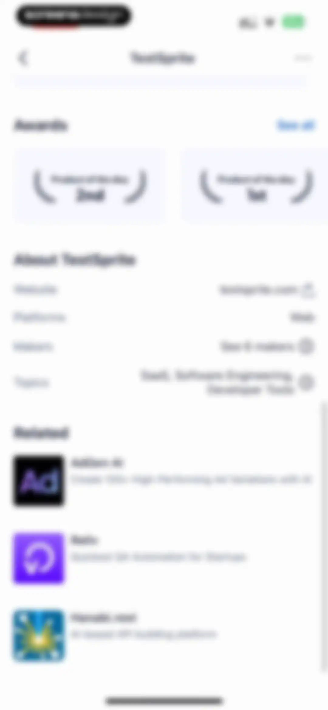 Product Hunt screen 39