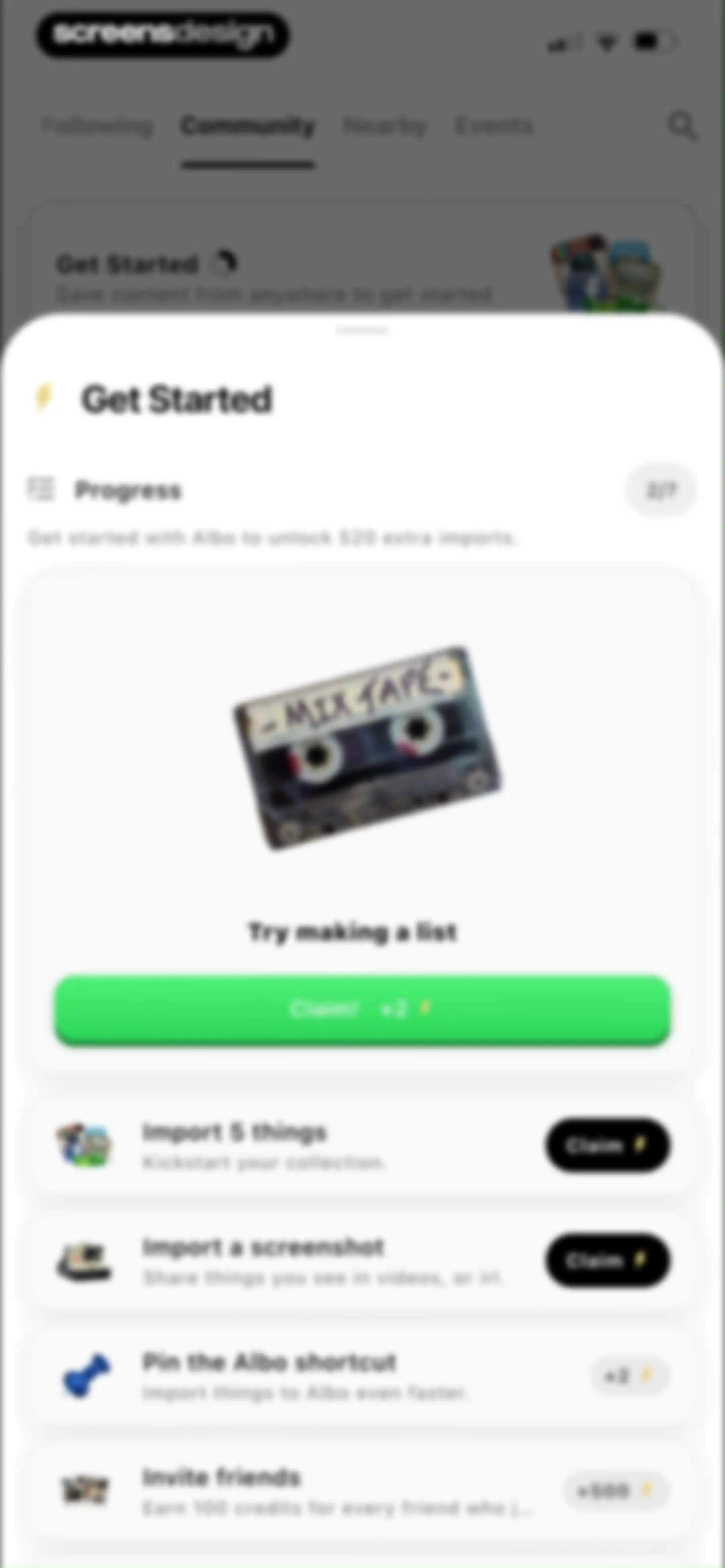 Albo: Save & Organize screen 146