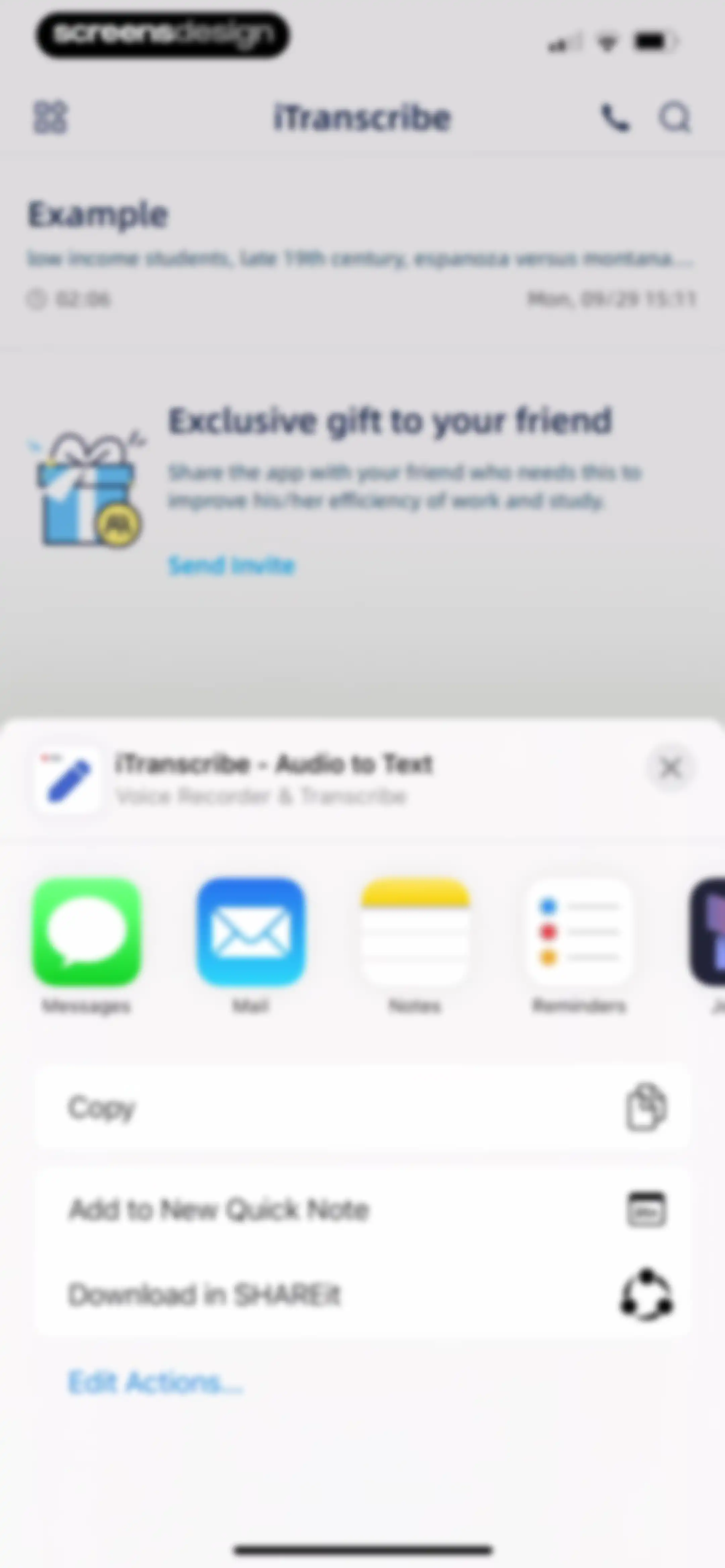 iTranscribe - Audio to Text screen 15