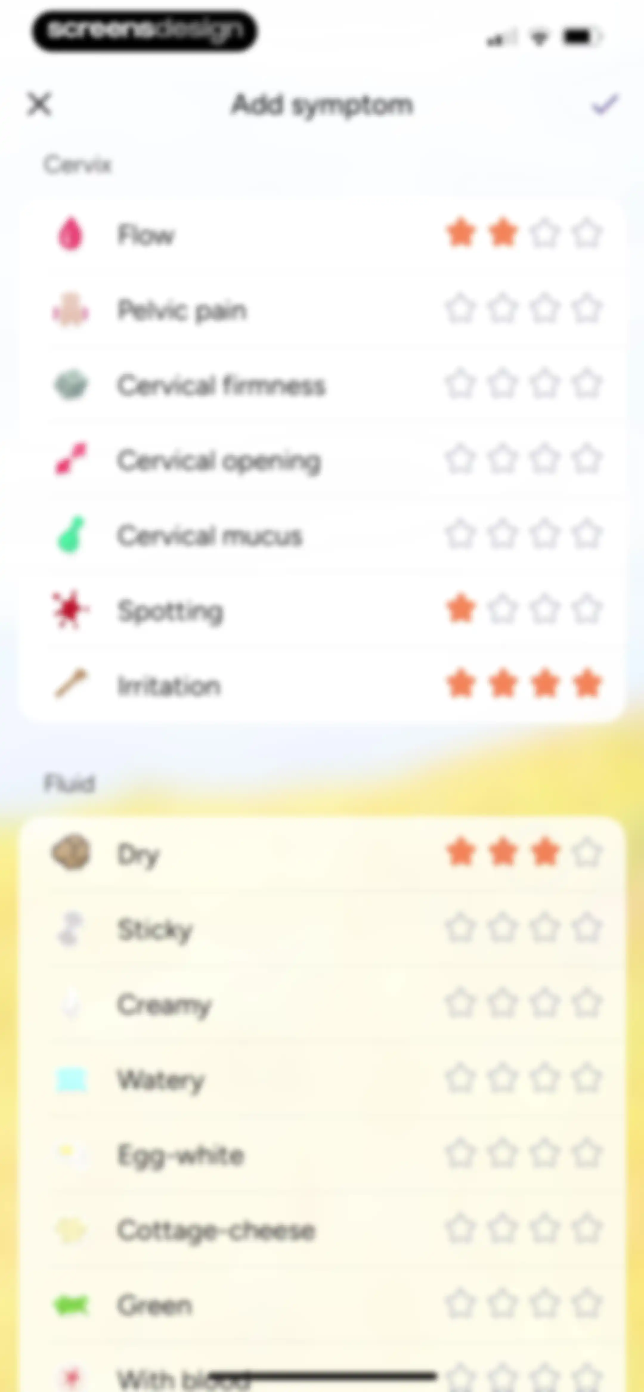 Period Tracker Period Calendar screen 95
