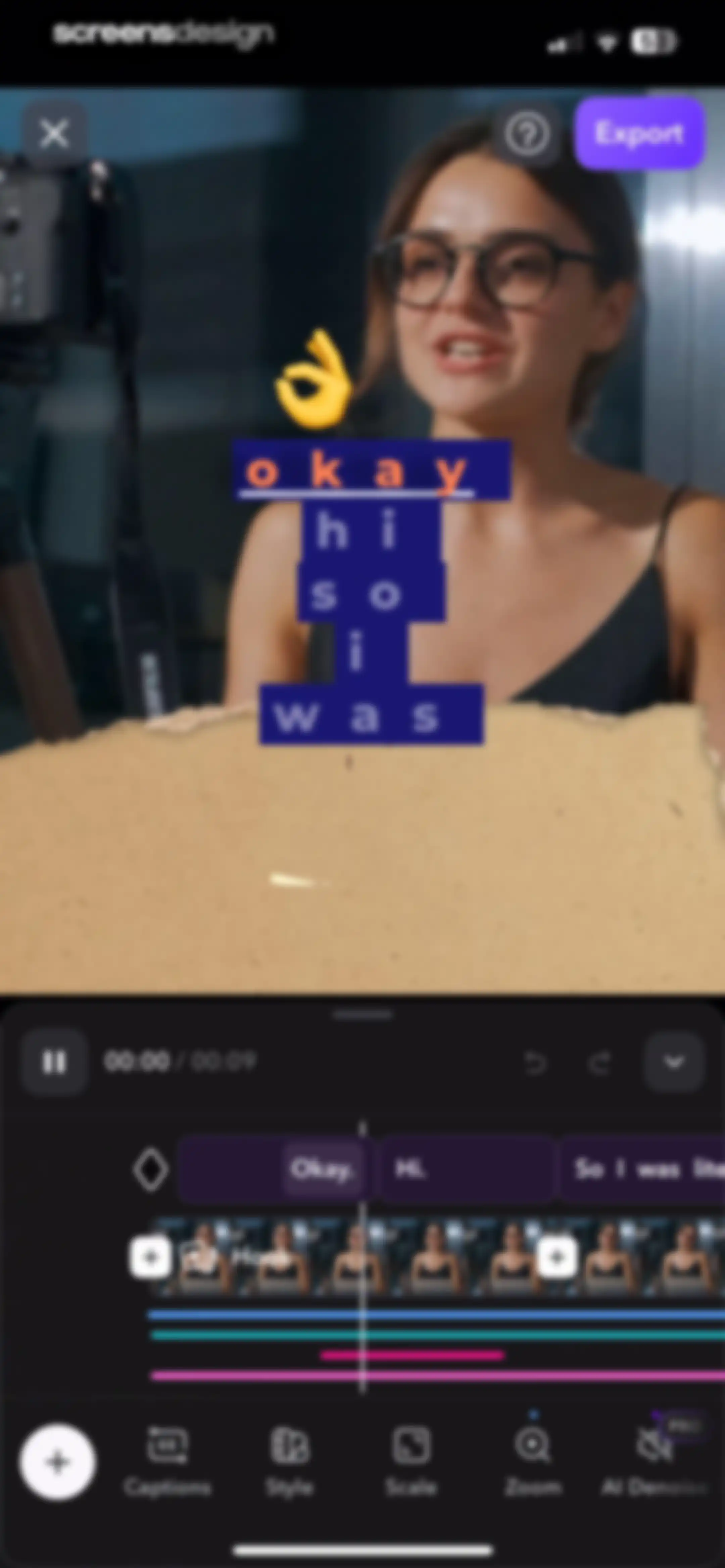 Captions: AI Edits Your Video screen 143