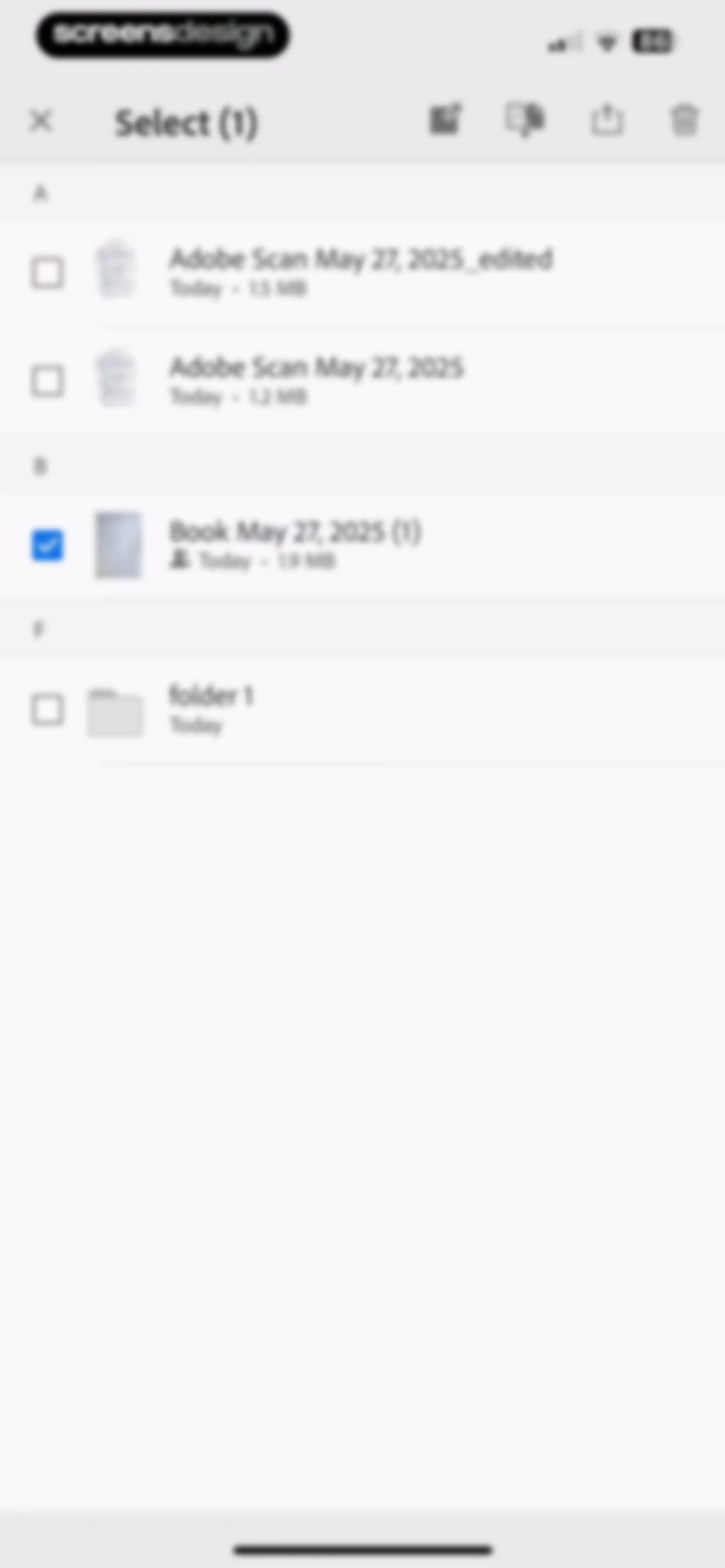 Adobe Scan: PDF & OCR Scanner screen 92