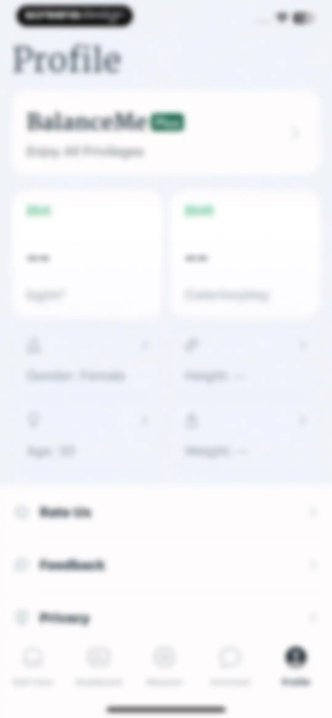 BalanceMe-Health AI&Self Care screen 76