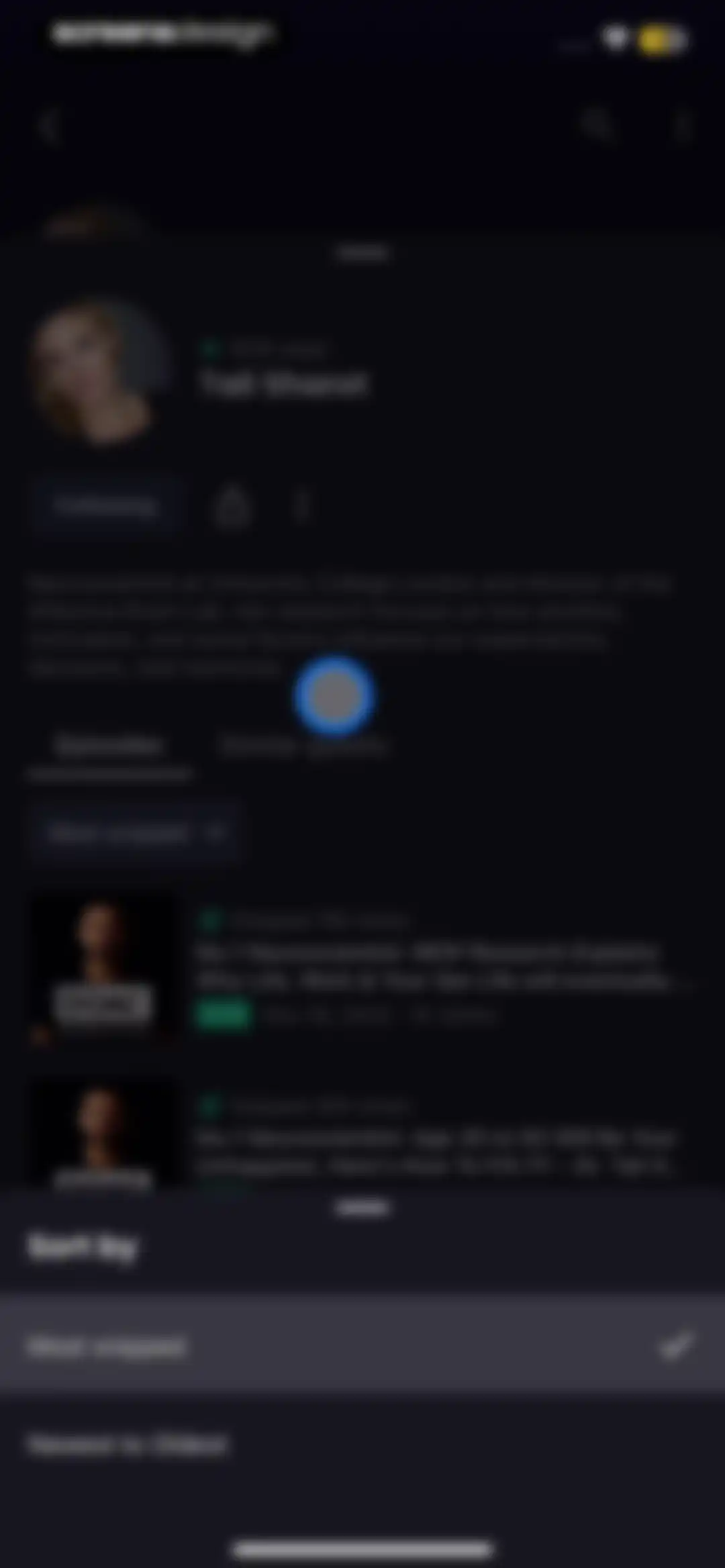 Snipd | AI Podcast Player screen 155