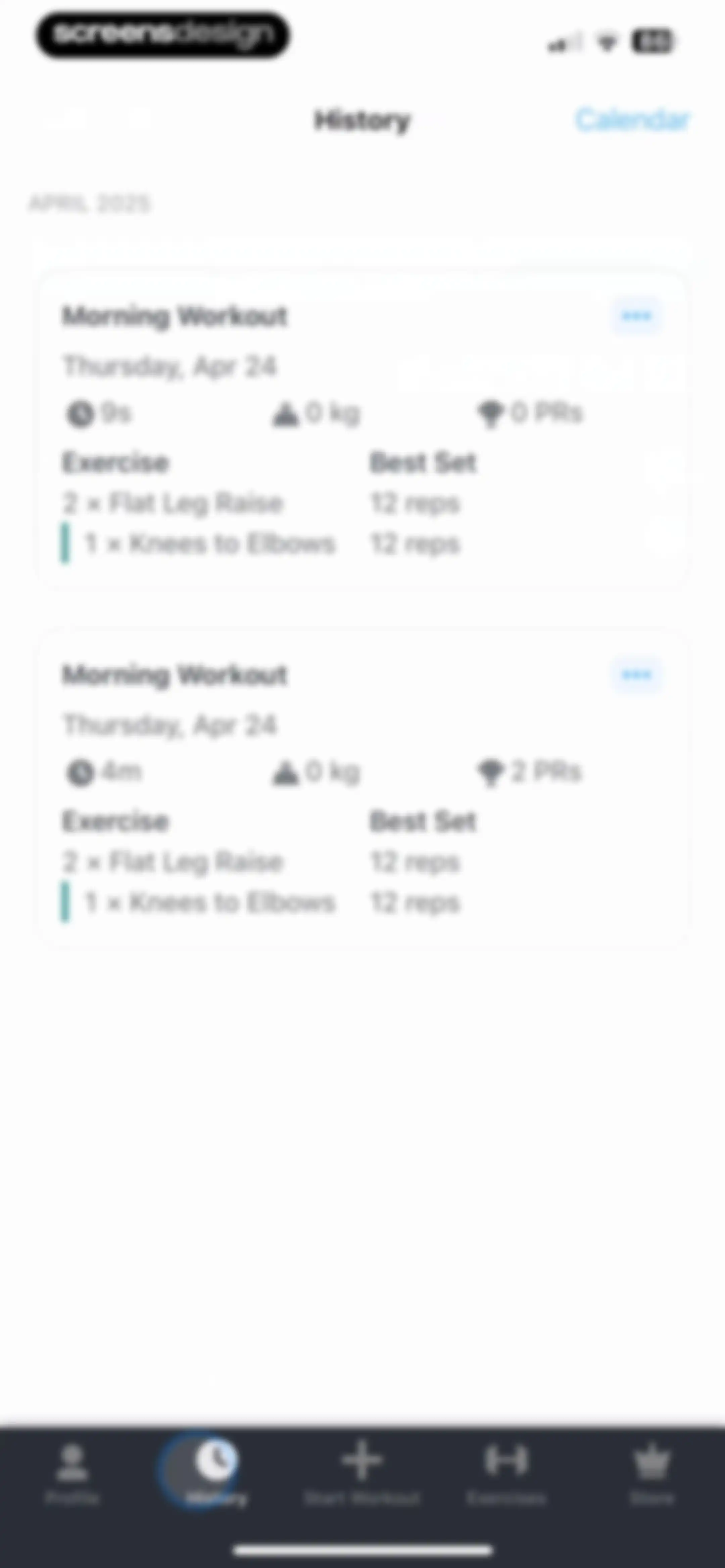 Strong Workout Tracker Gym Log screen 103