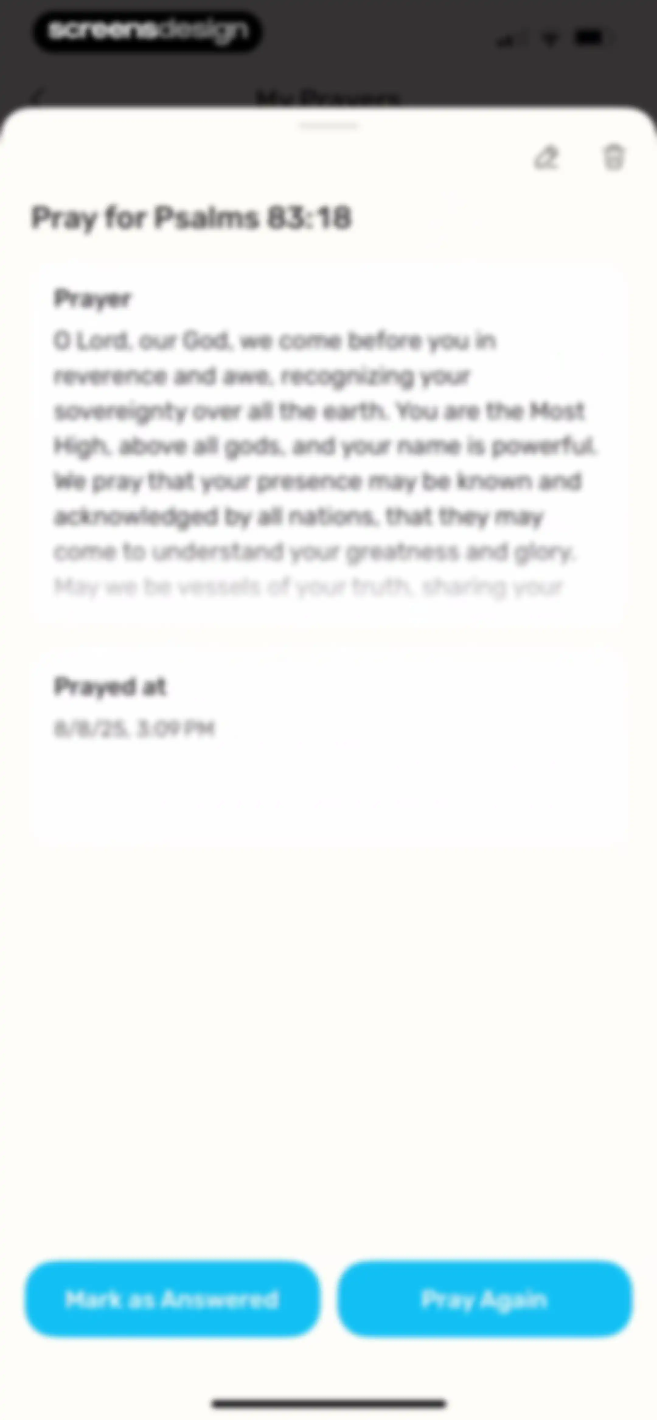 Bible Study - Manna screen 134
