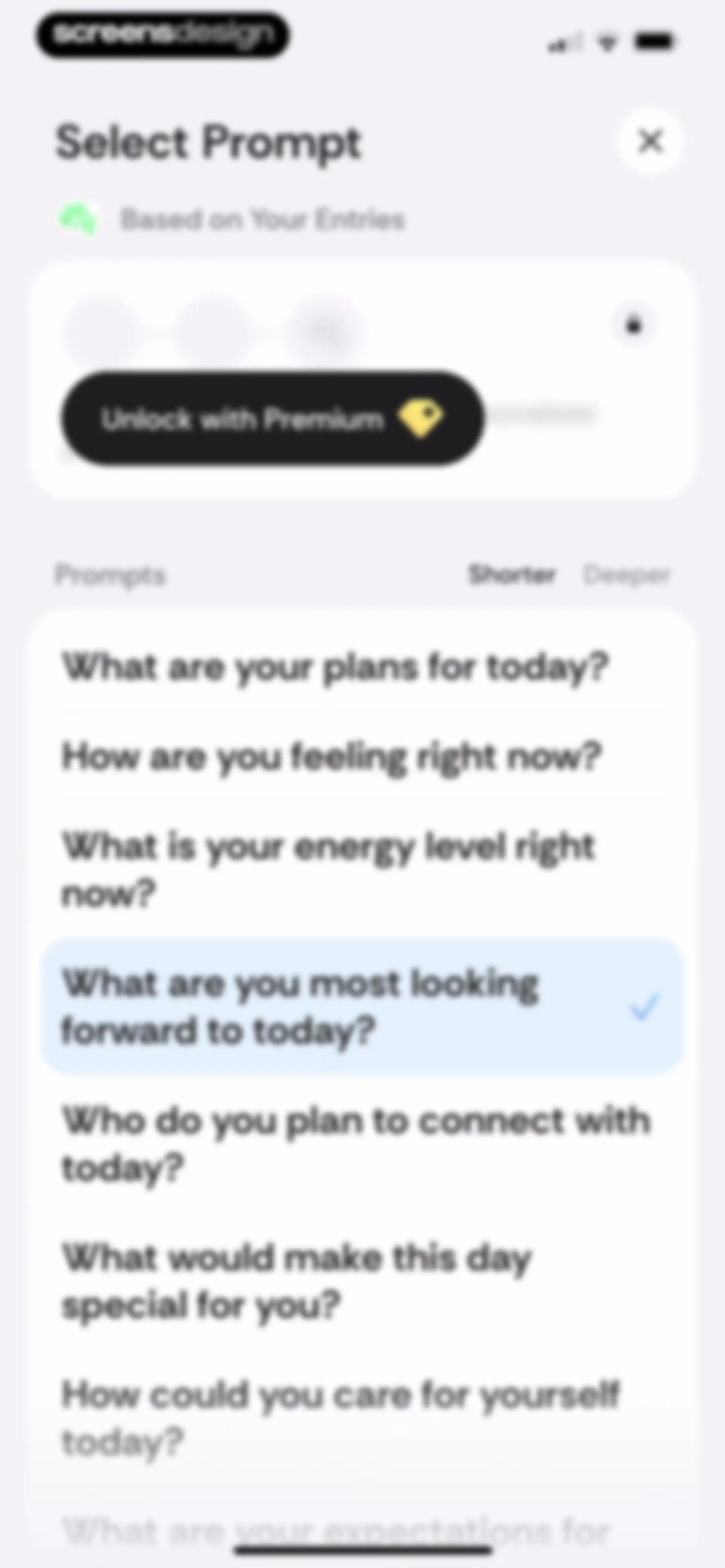 Lightly: Wellbeing Coaching screen 39