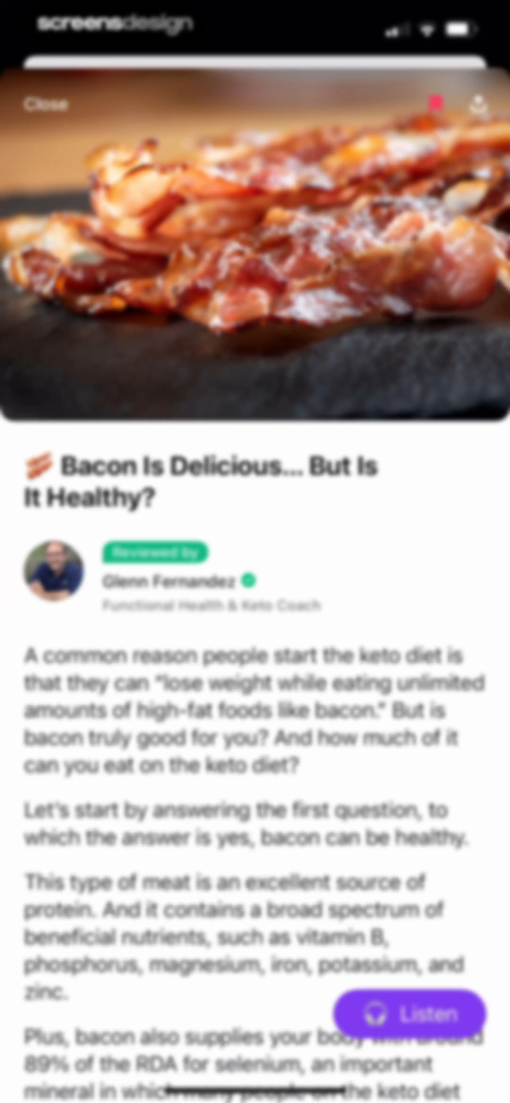 Keto Diet App － Carb Tracker screen 128