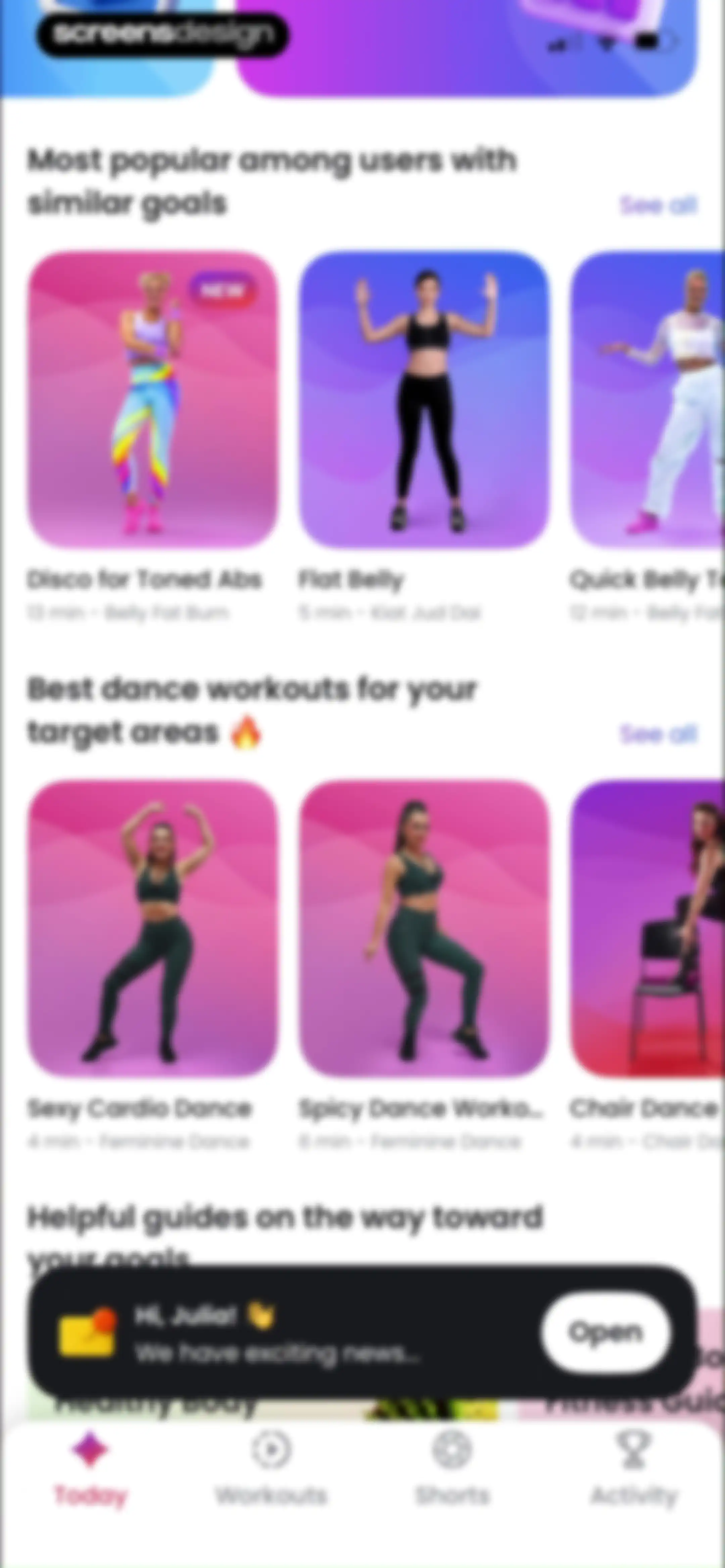 Dancebit: Home Dance Workouts screen 79