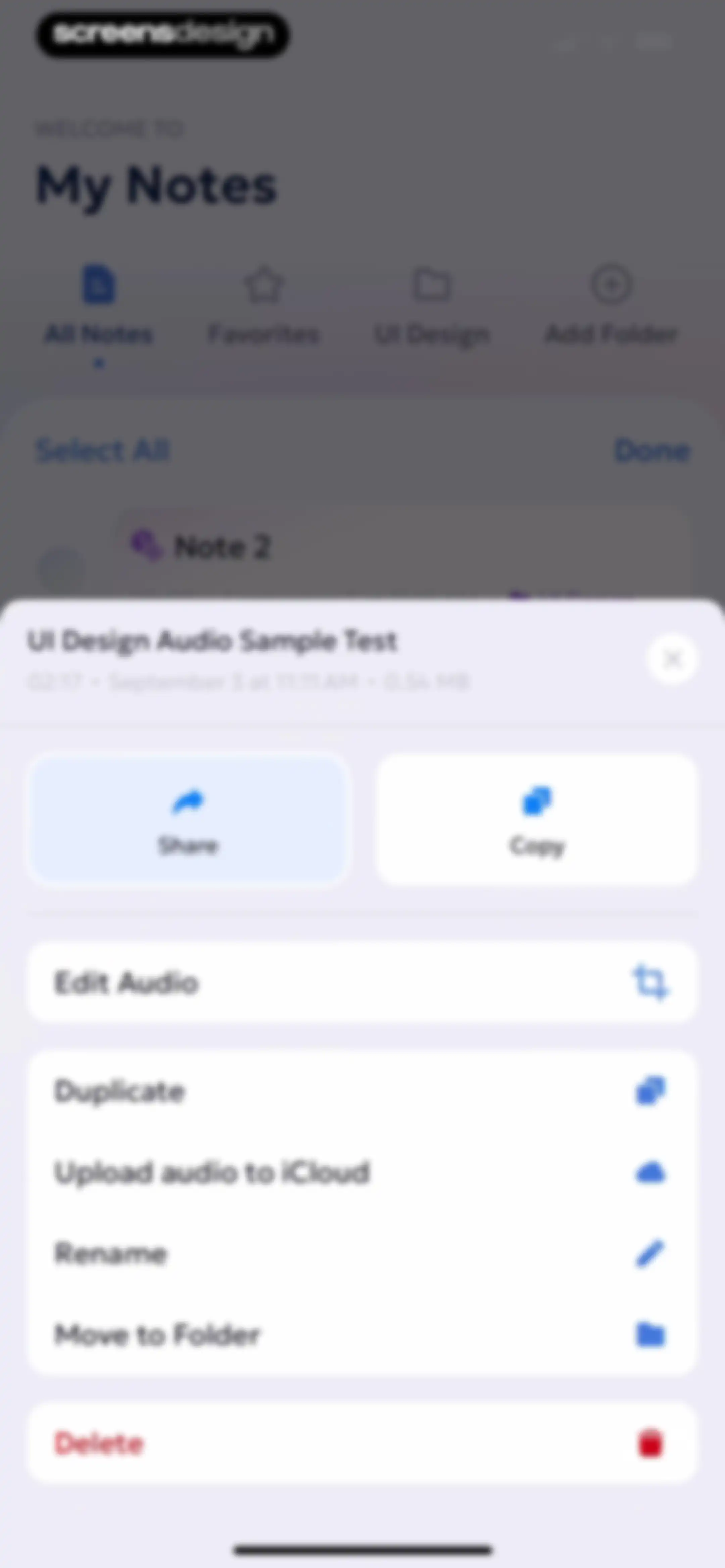 AI Summary - Meeting Notes screen 74