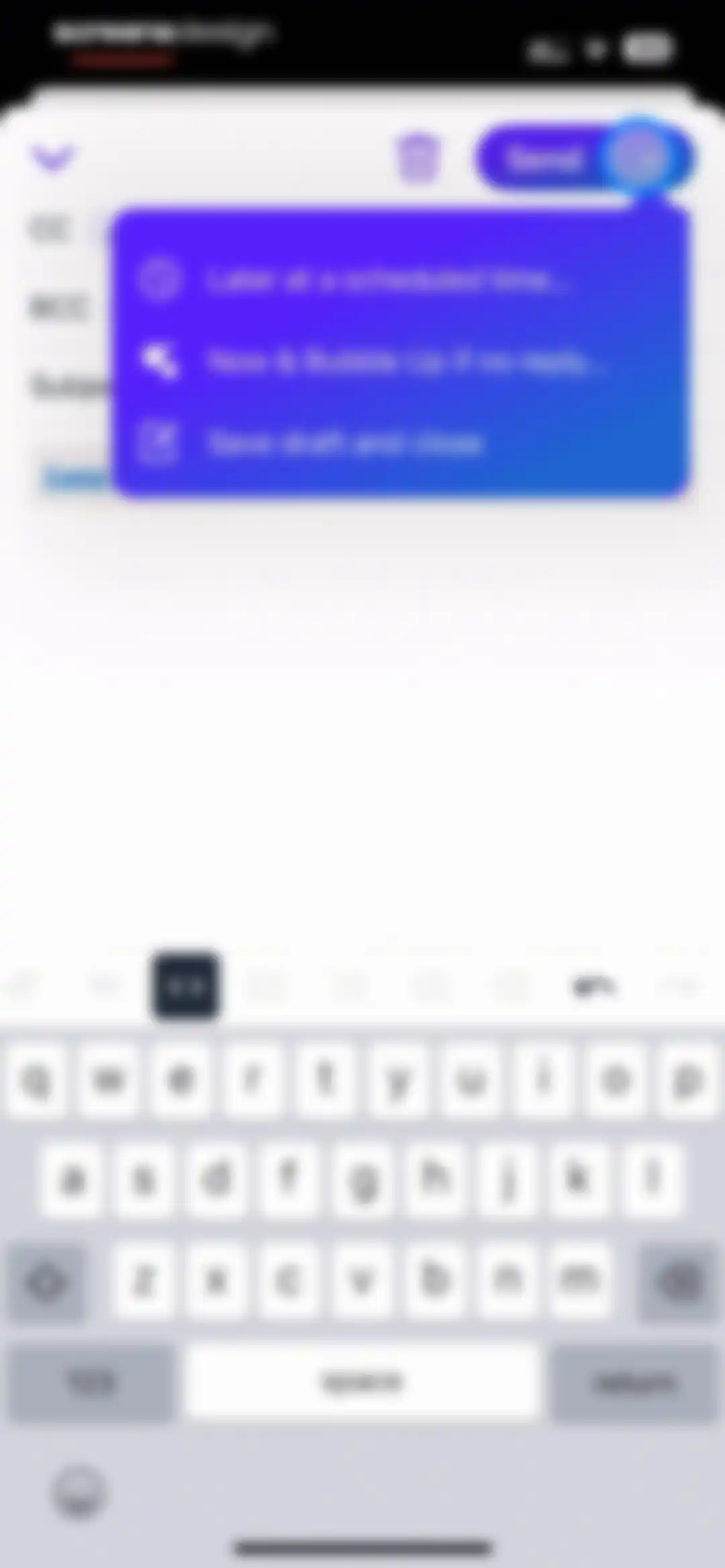 HEY Email screen 38