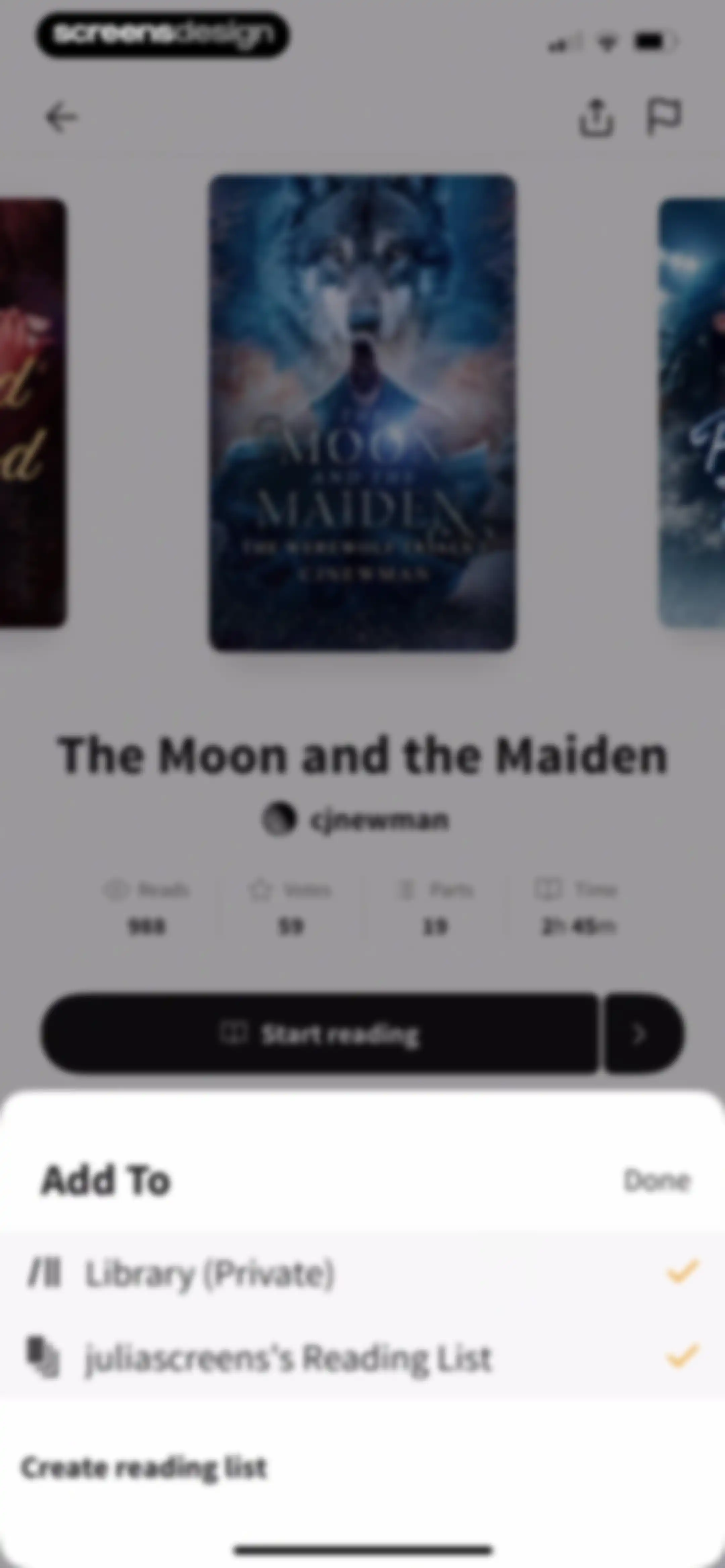 Wattpad - Read & Write Stories screen 73