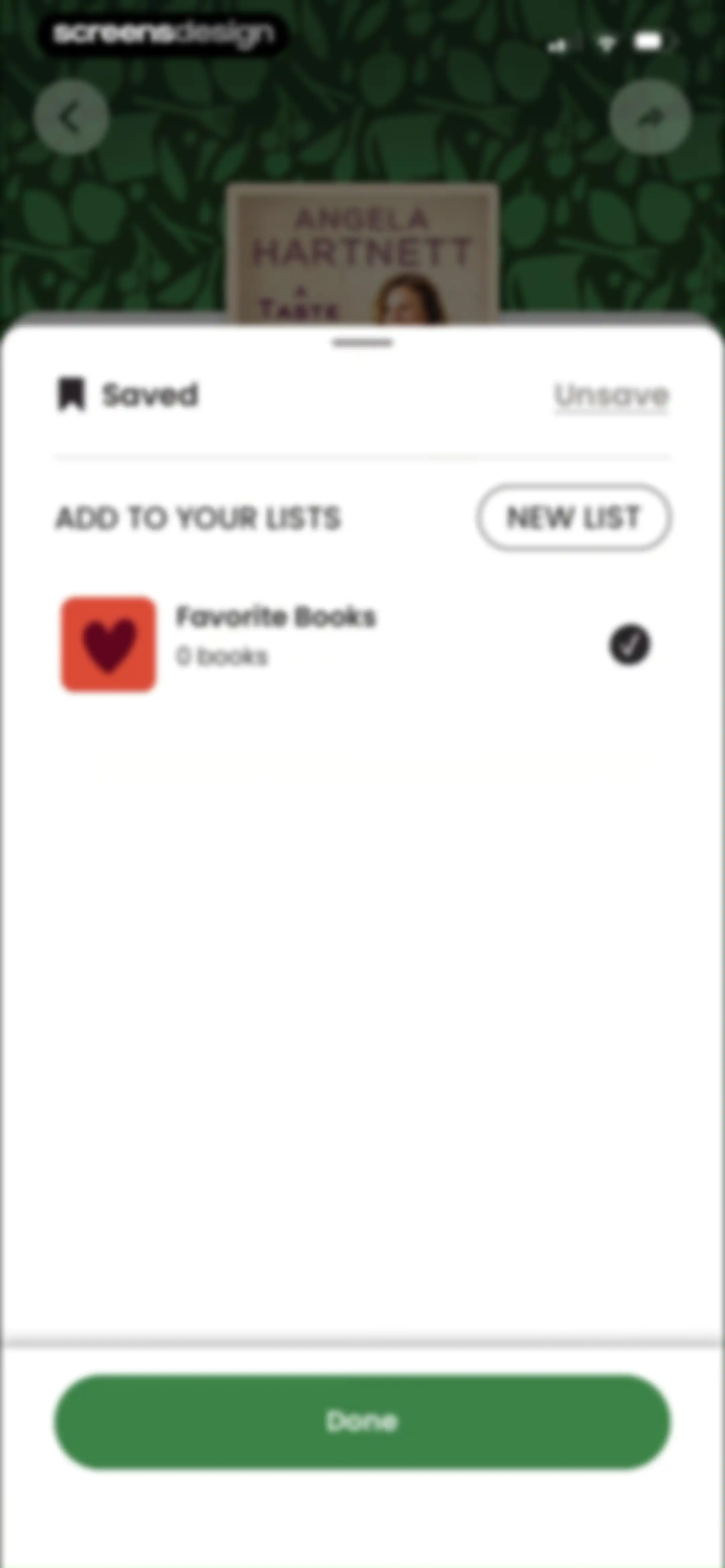 CookShelf: Search Cookbooks screen 43