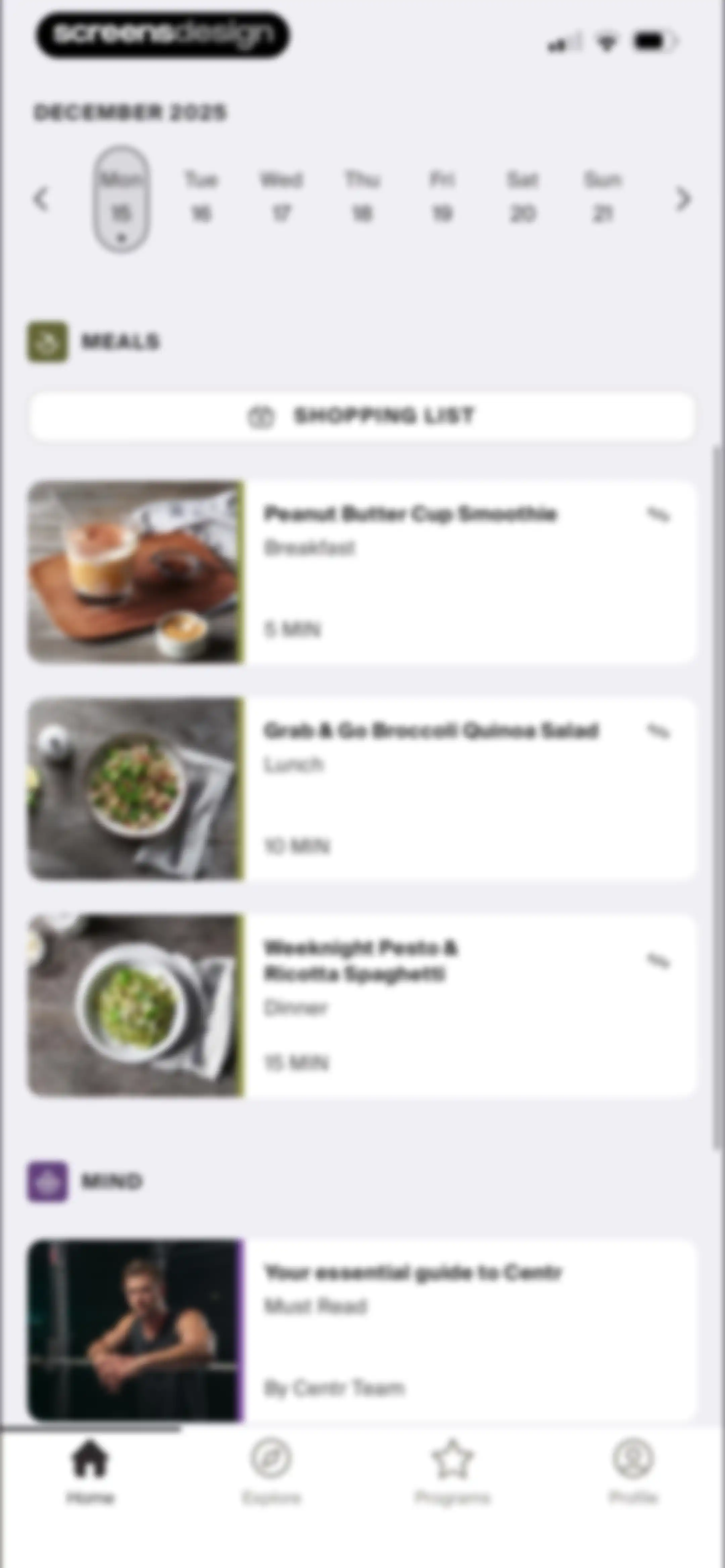 Centr: Strength & Fitness App screen 78
