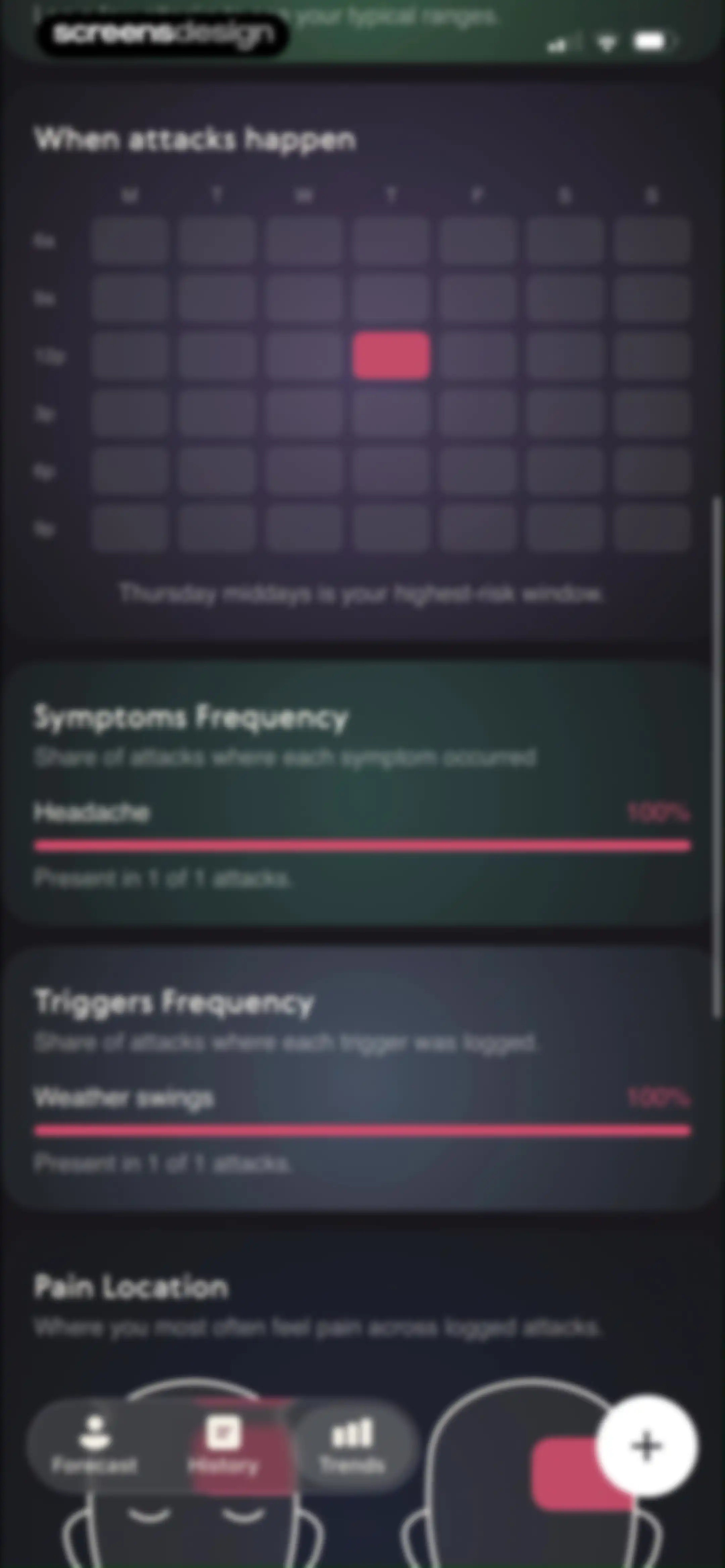 Relief - Migraine Tracker screen 76