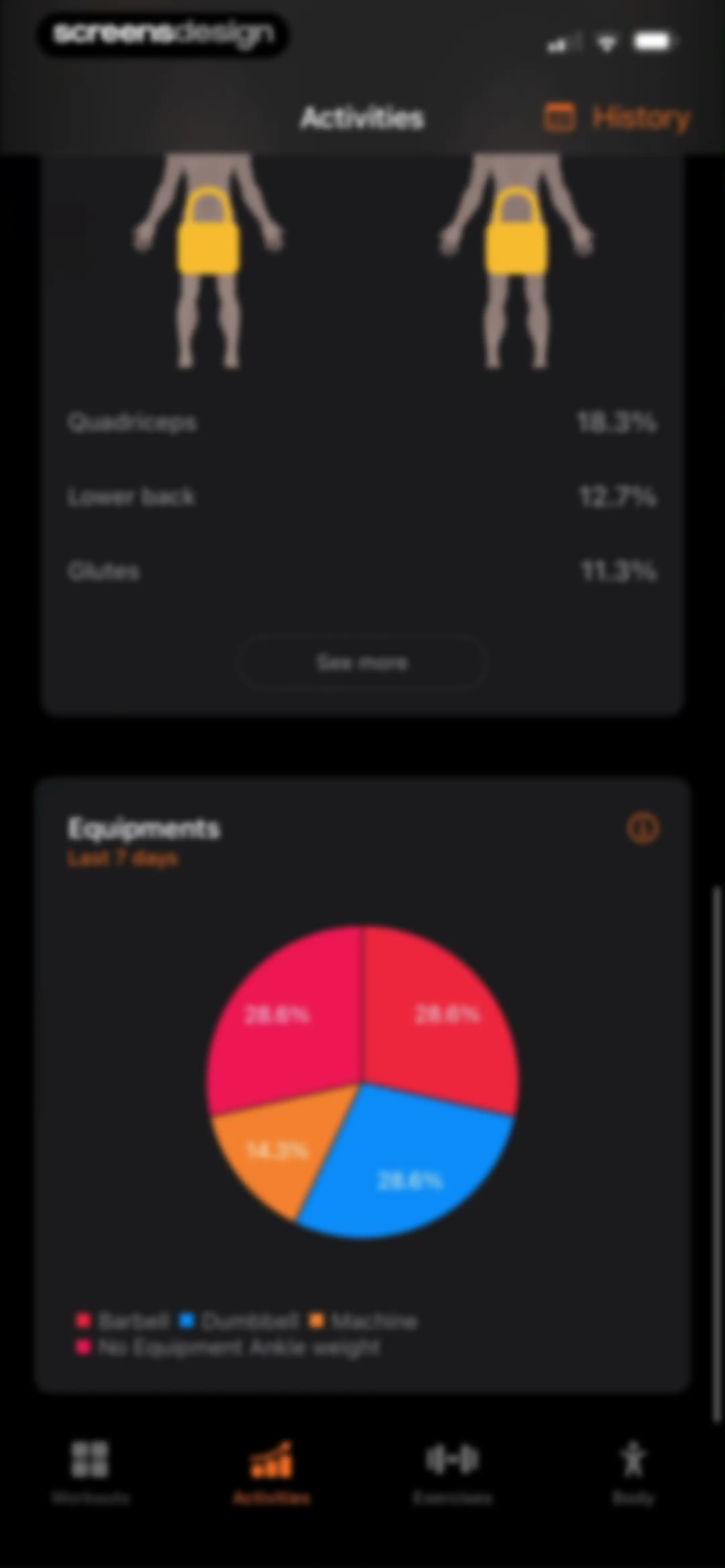 Gym WP - Workout Planner & Log screen 119