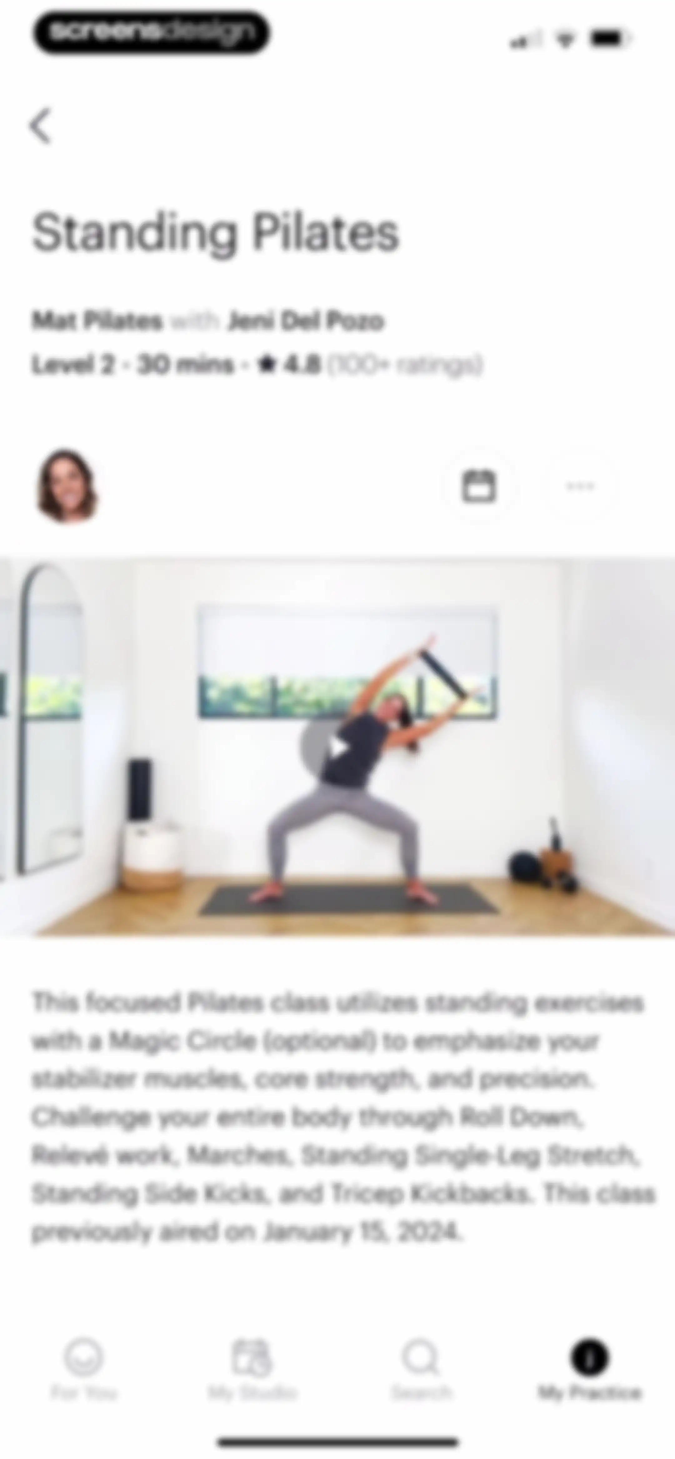 Glo | Yoga and Meditation App screen 106