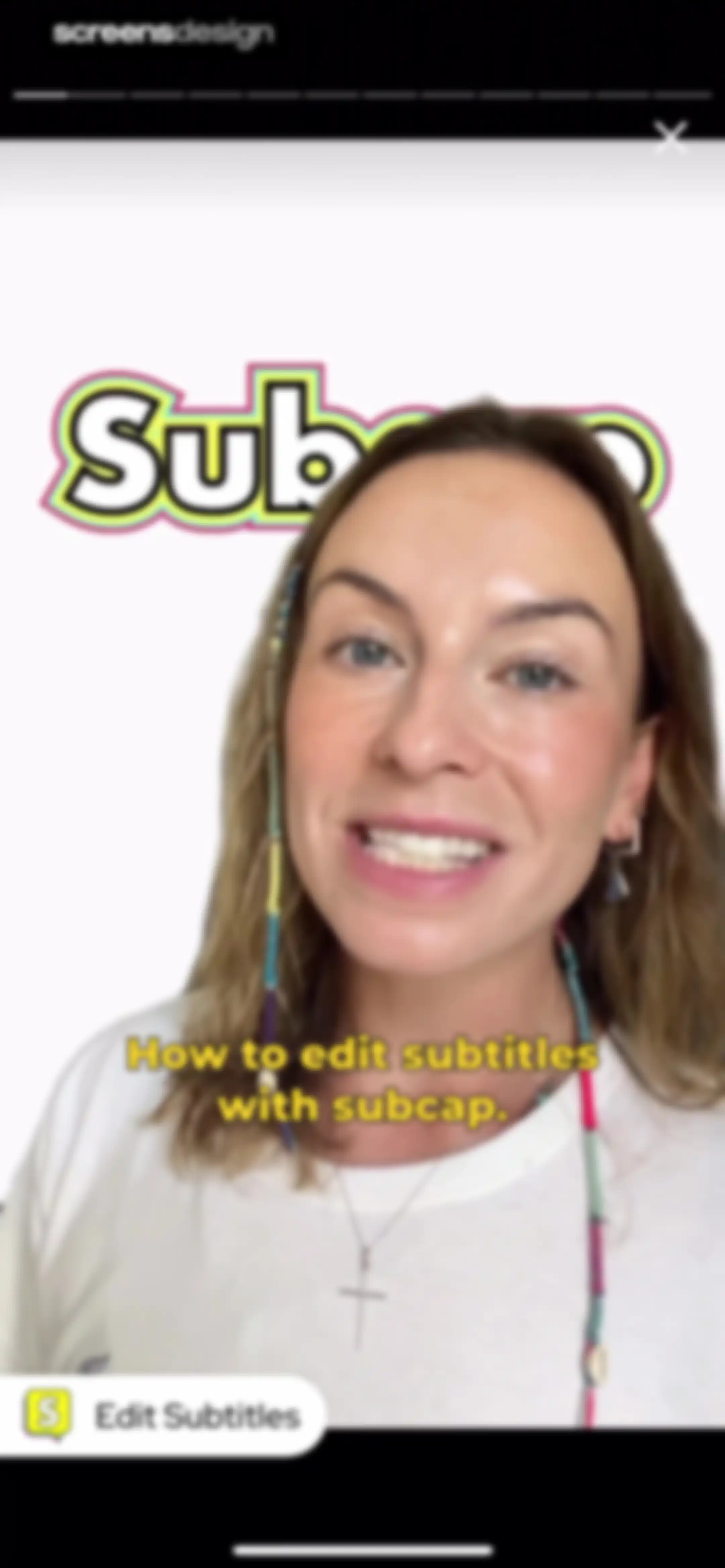 Subcap: Captions AI, Subtitles screen 51
