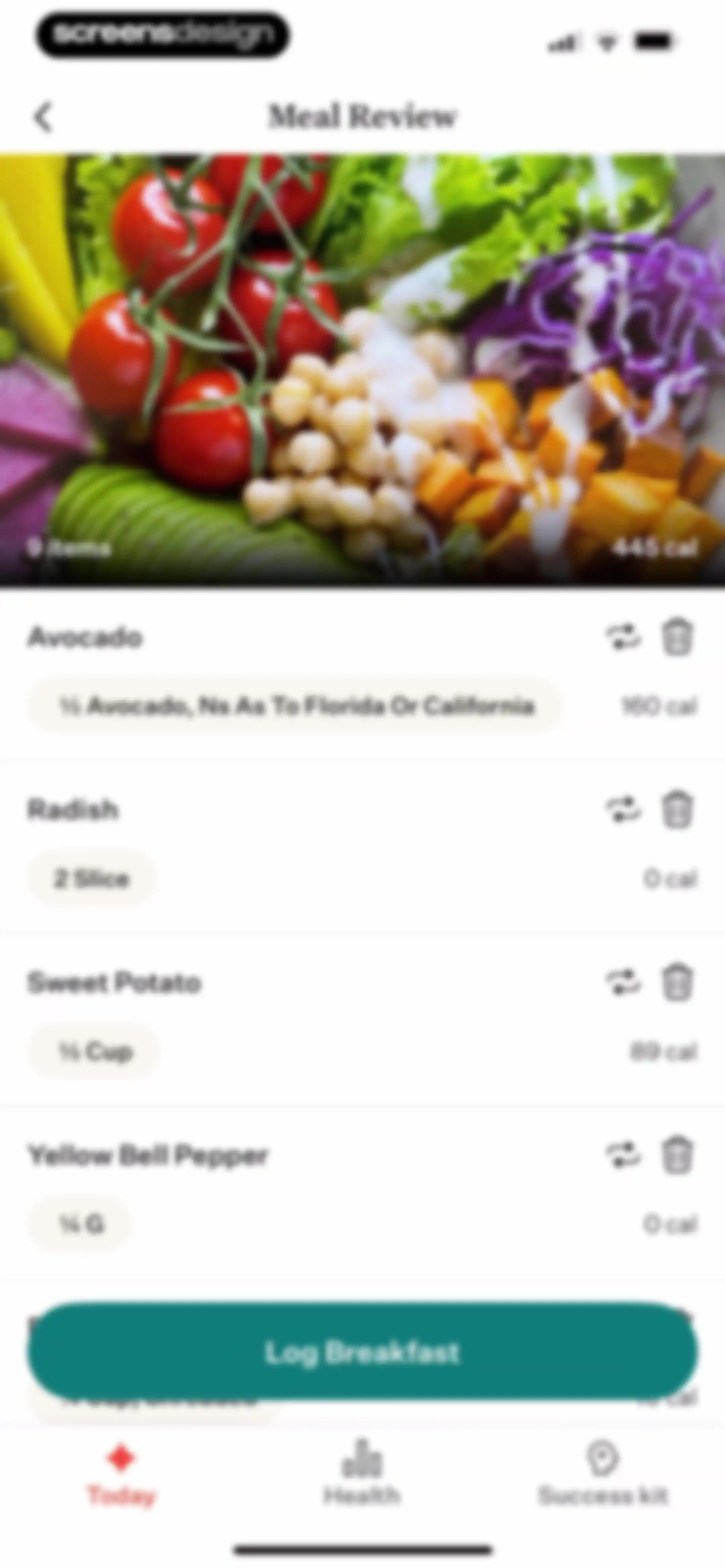 Noom Weight Loss, Food Tracker screen 174