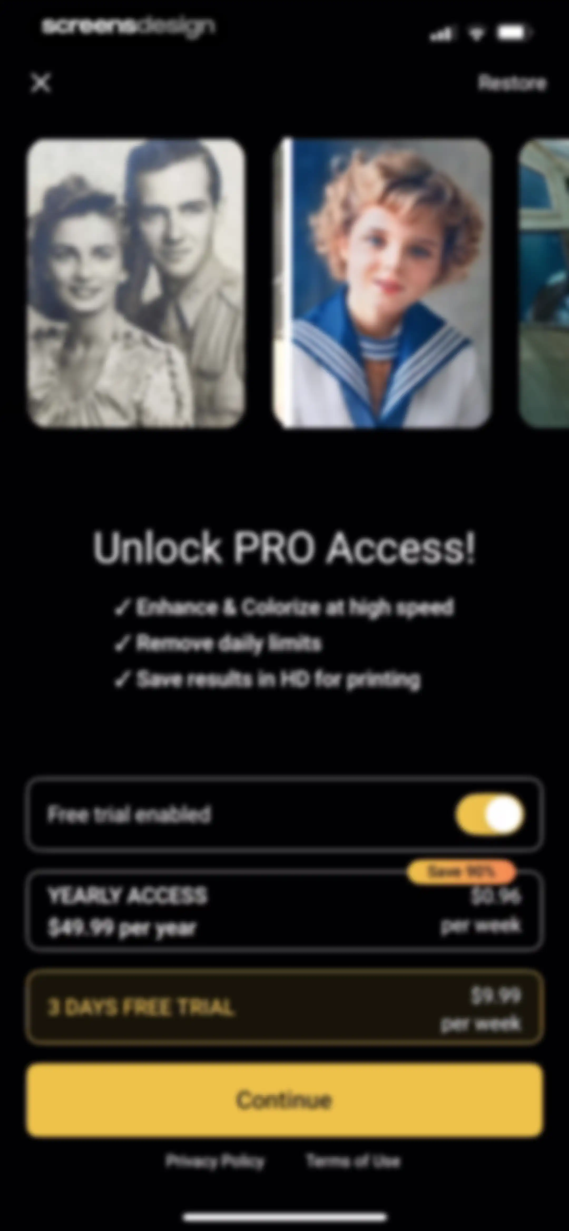 Renew - Restore Old Photos AI screen 13