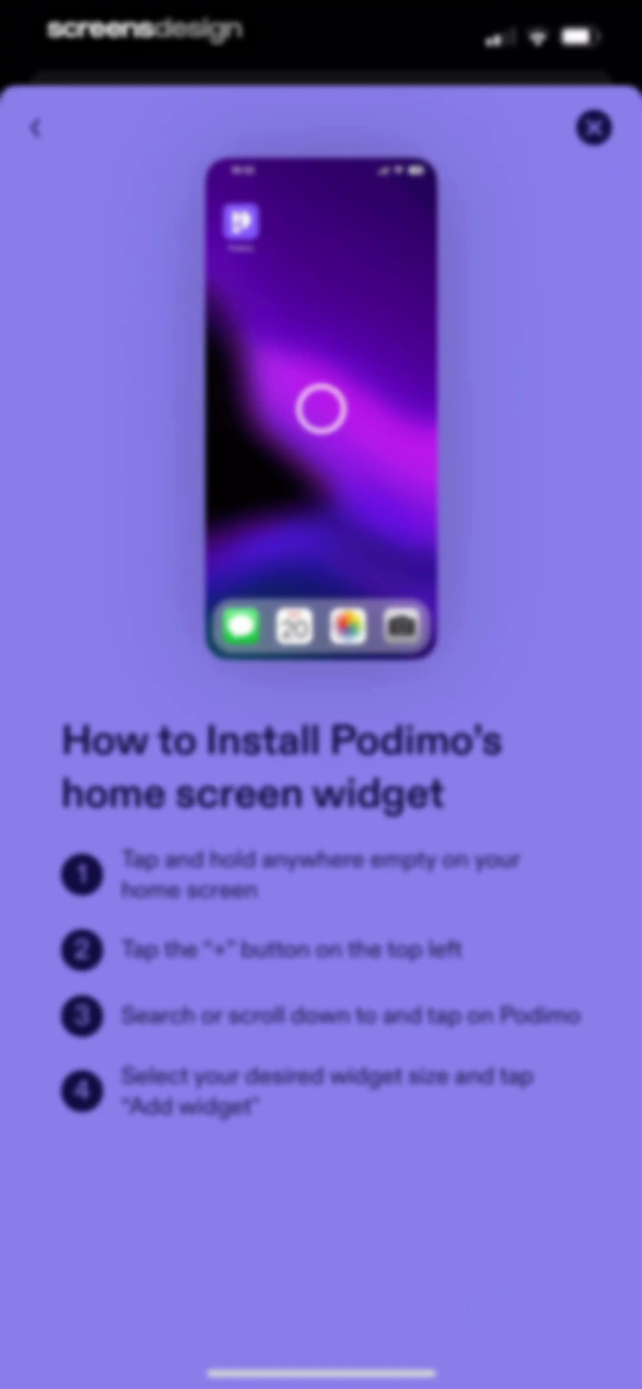 Podimo: Podcasts & audiobooks screen 109