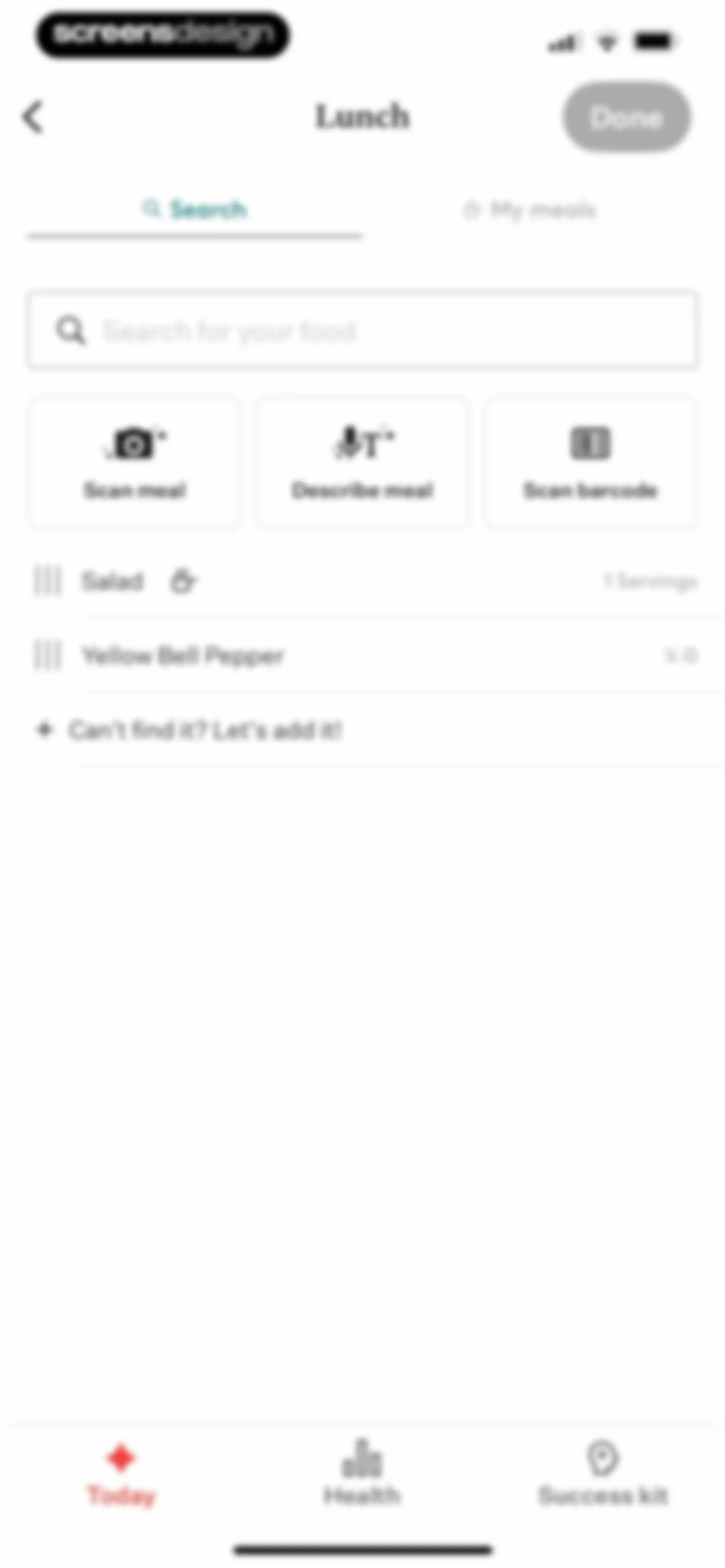 Noom Weight Loss, Food Tracker screen 188
