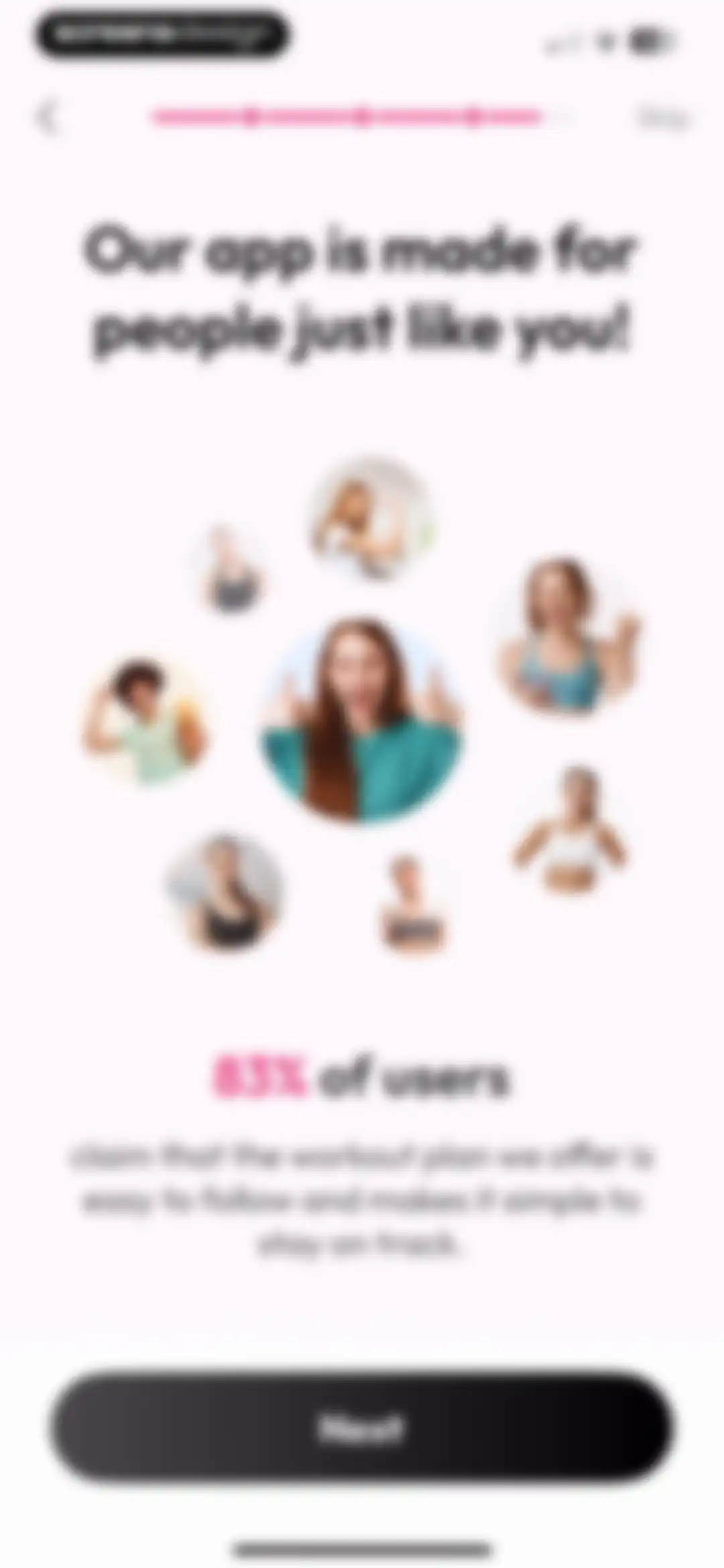 Workout for Women: Fit at Home screen 47