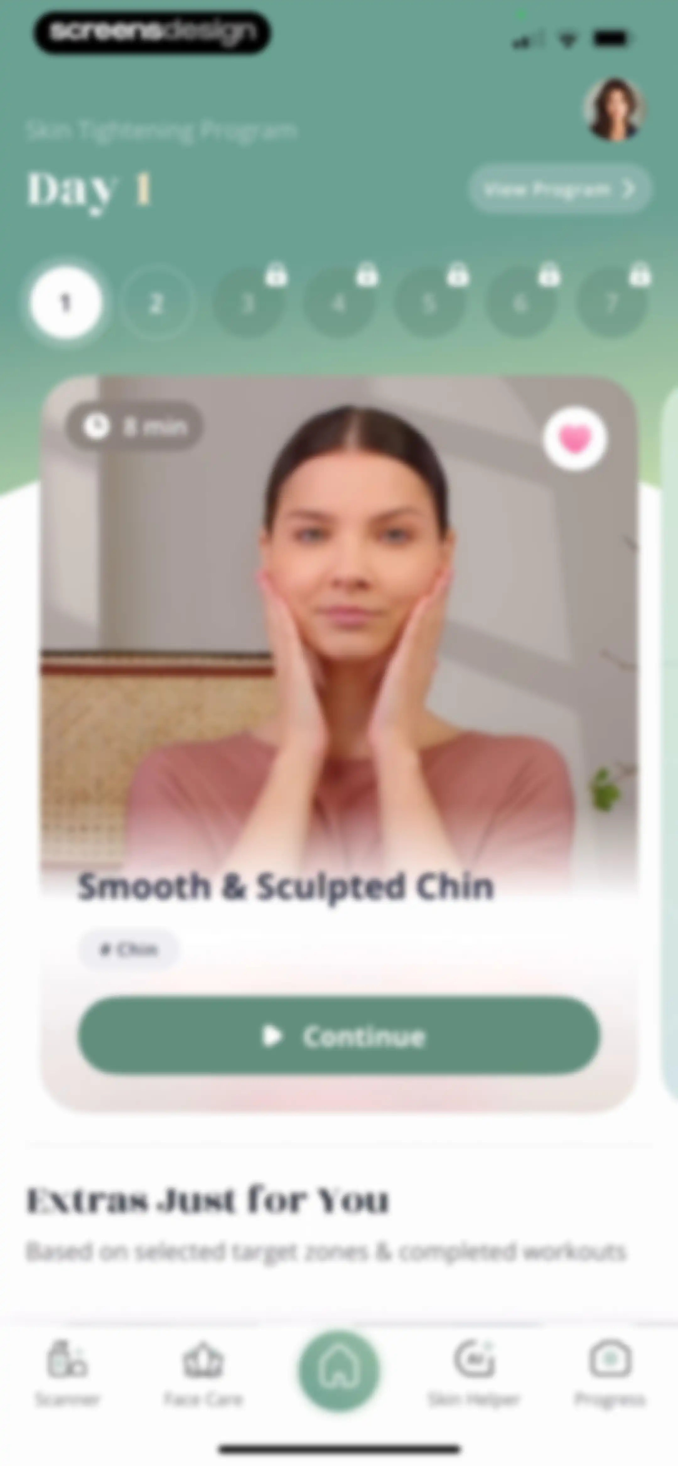 Luvly: Face Yoga Exercises screen 162