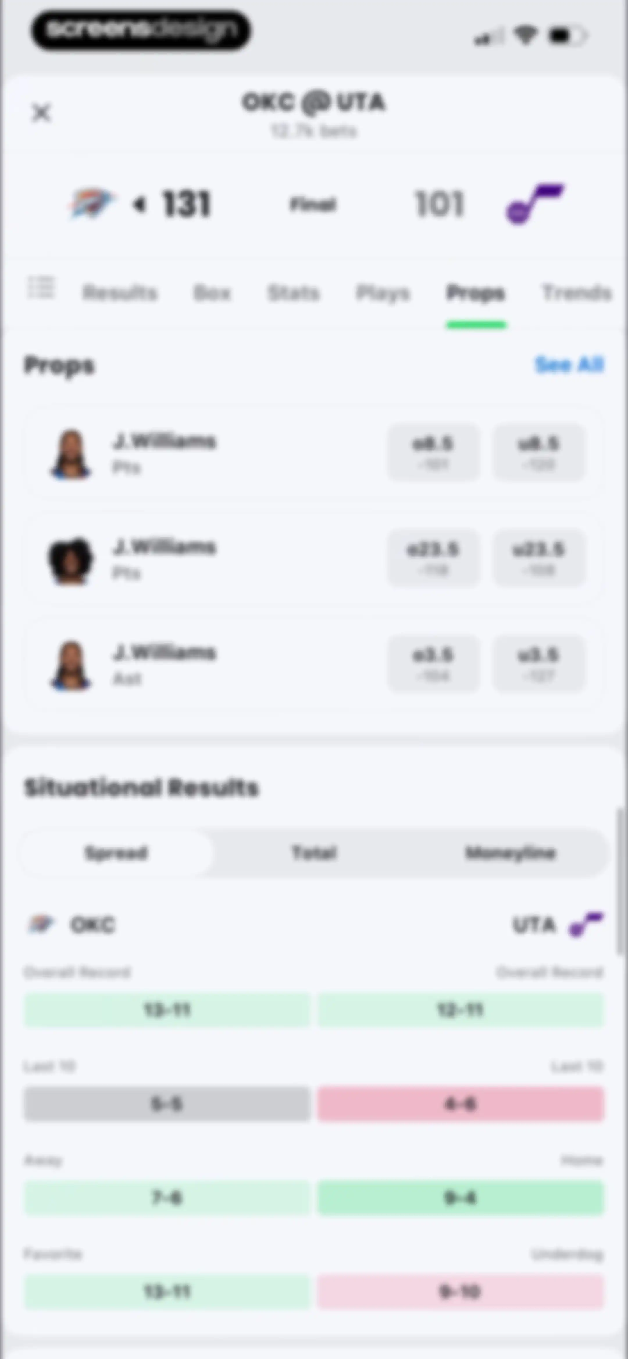 Action Network: Sports Betting screen 116
