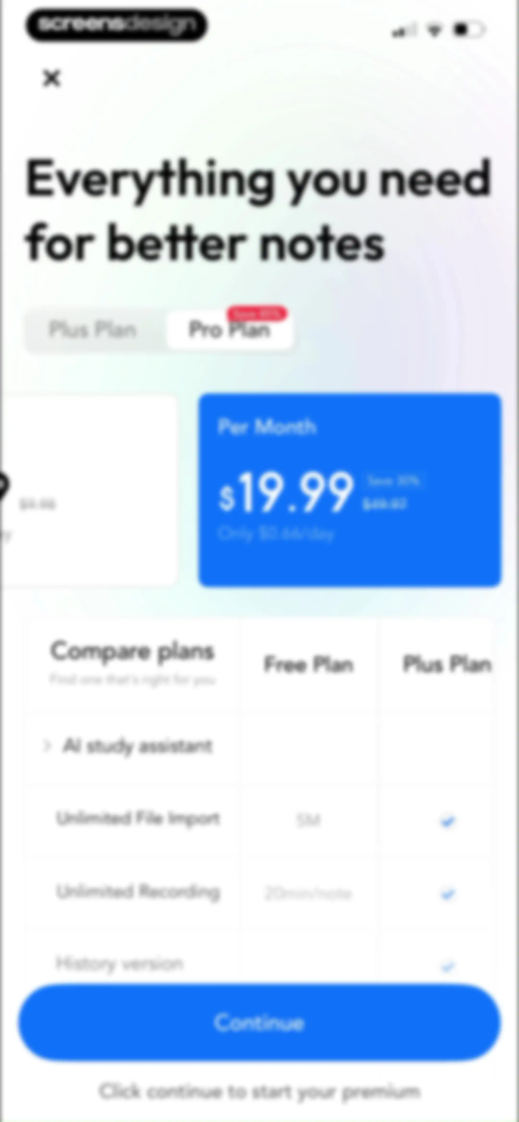 Freenotes®: AI Notes Taking screen 12