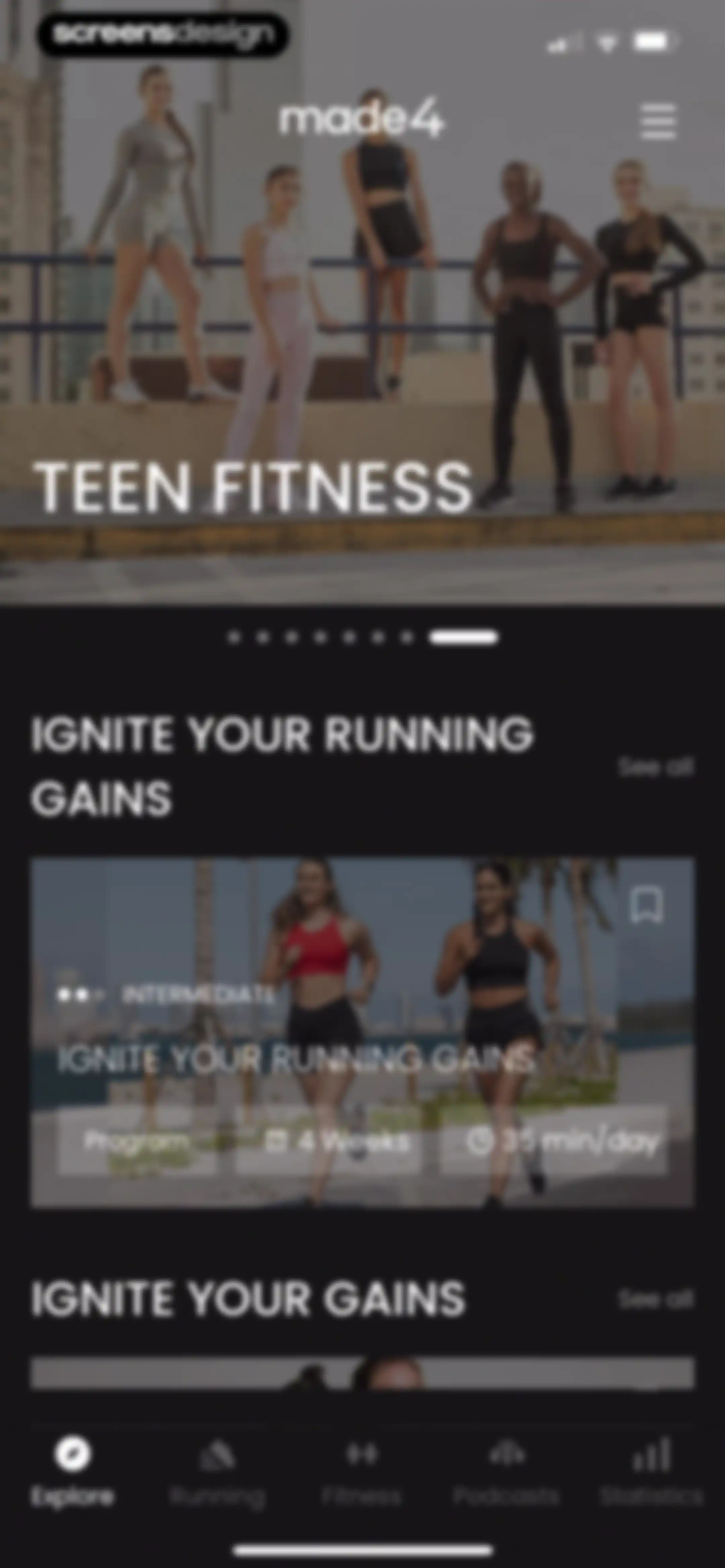 Made4 - Fitness & Running screen 24