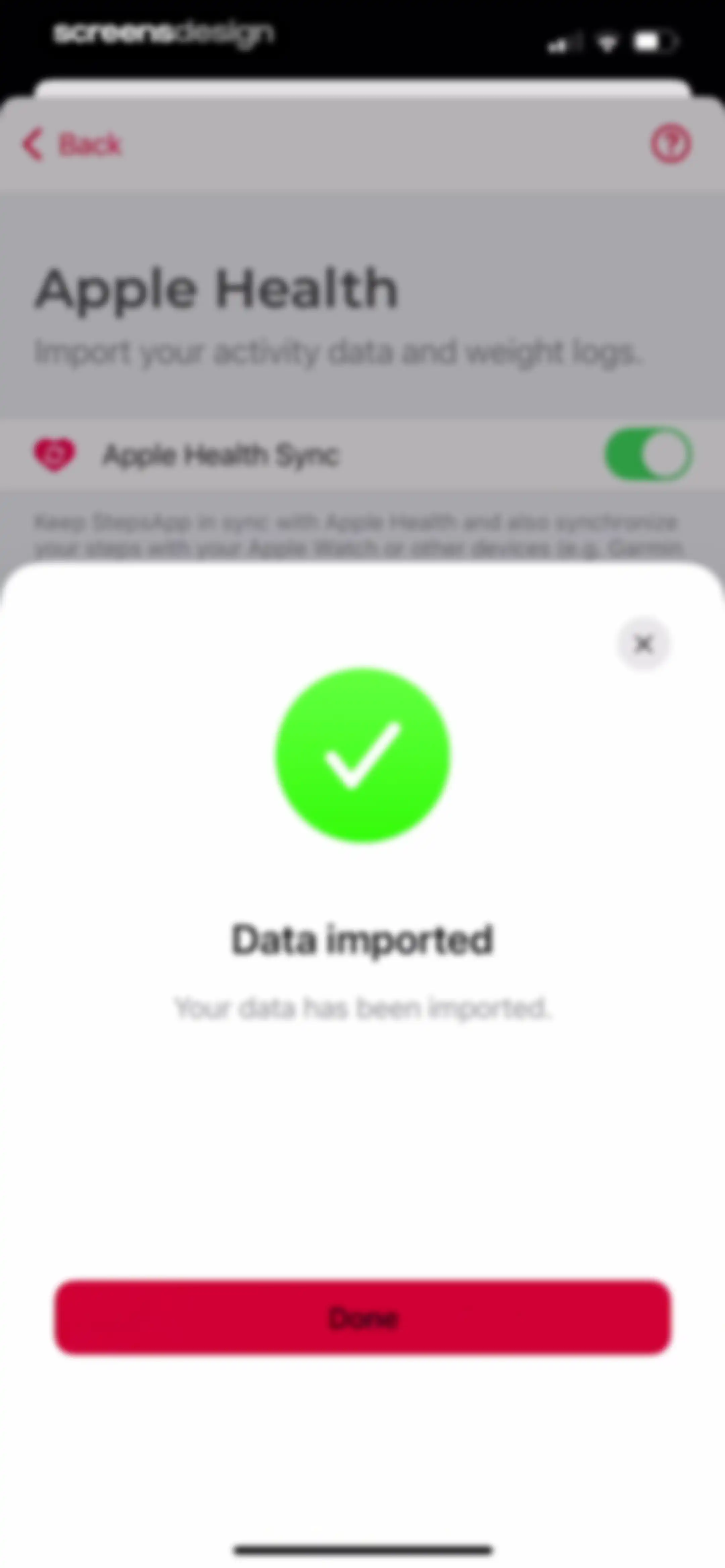 StepsApp Pedometer screen 167