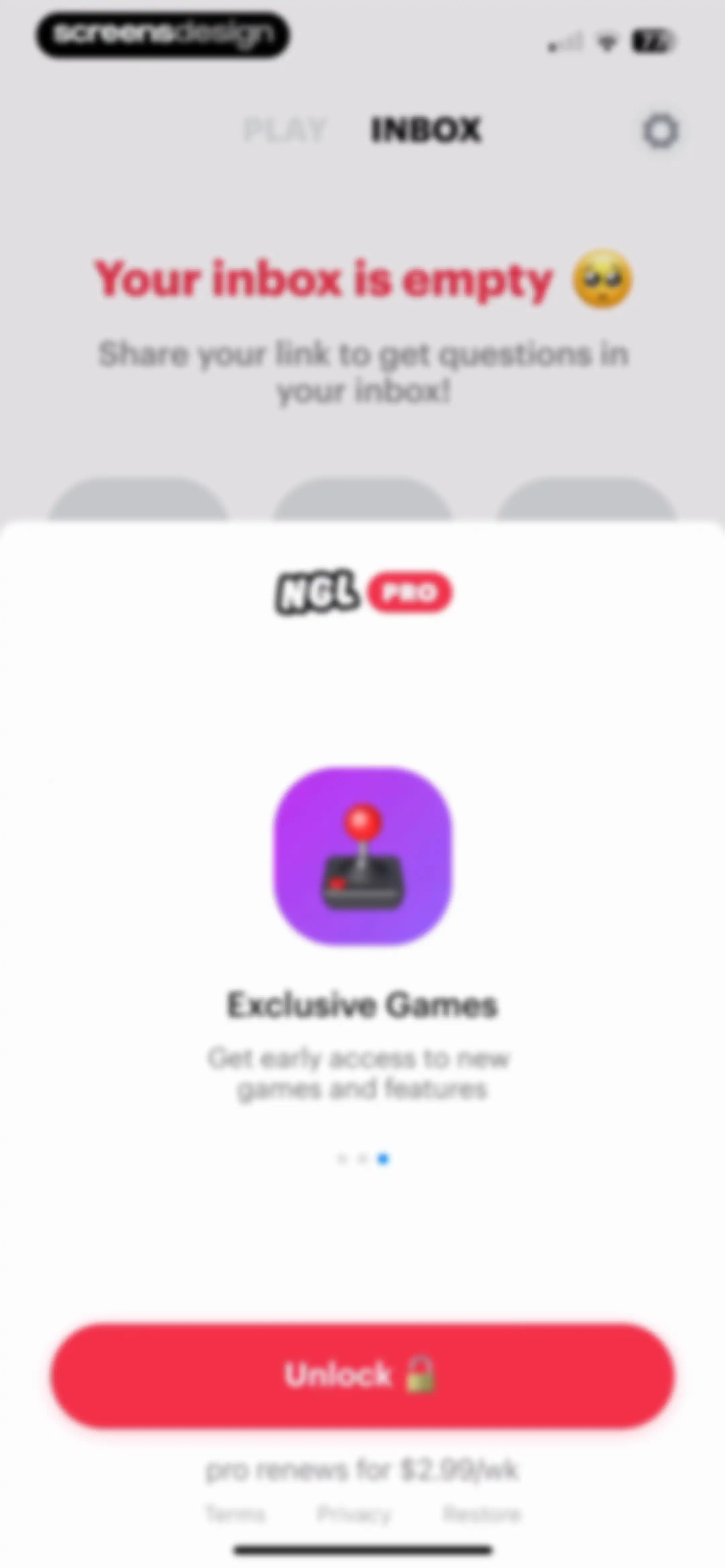 NGL: ask me anything screen 26