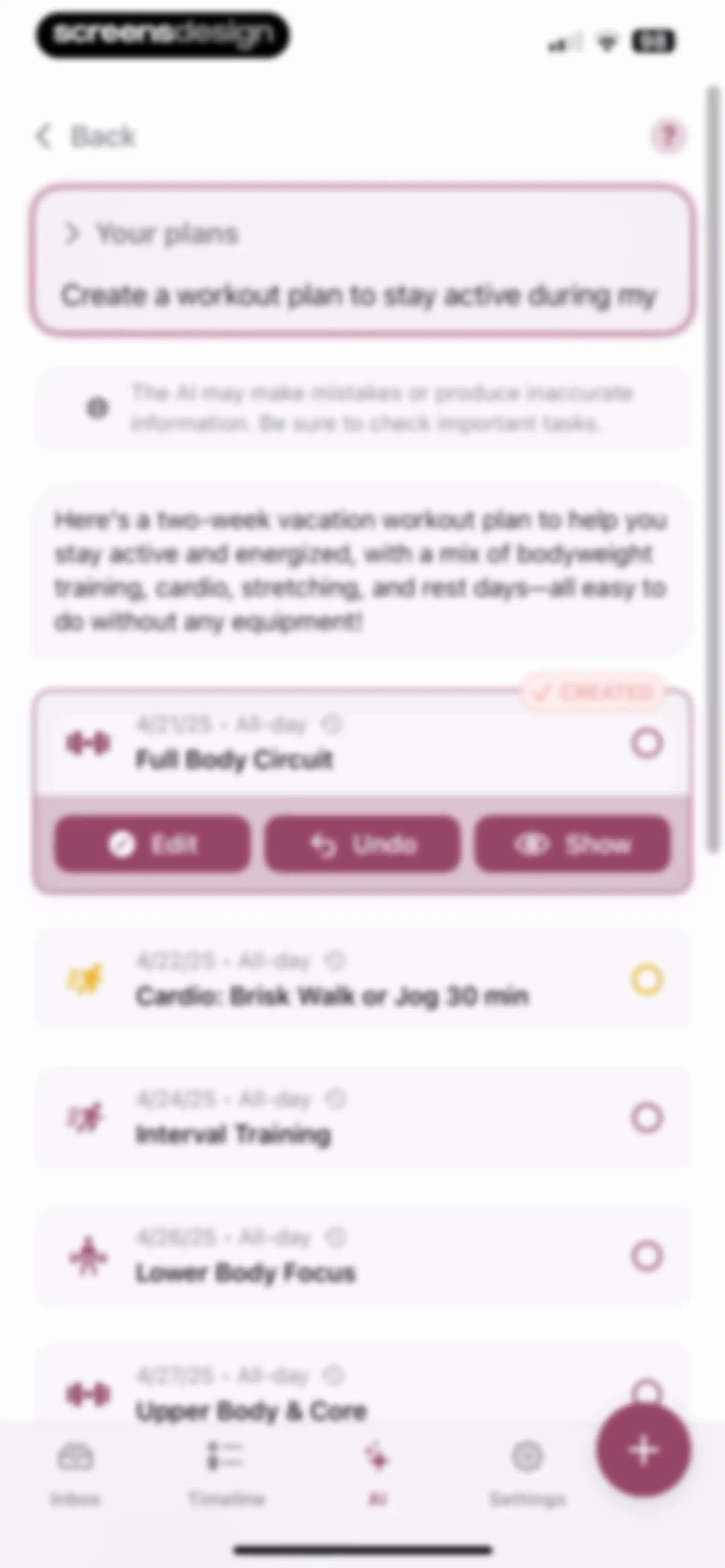 Structured: Daily Planner Todo screen 65