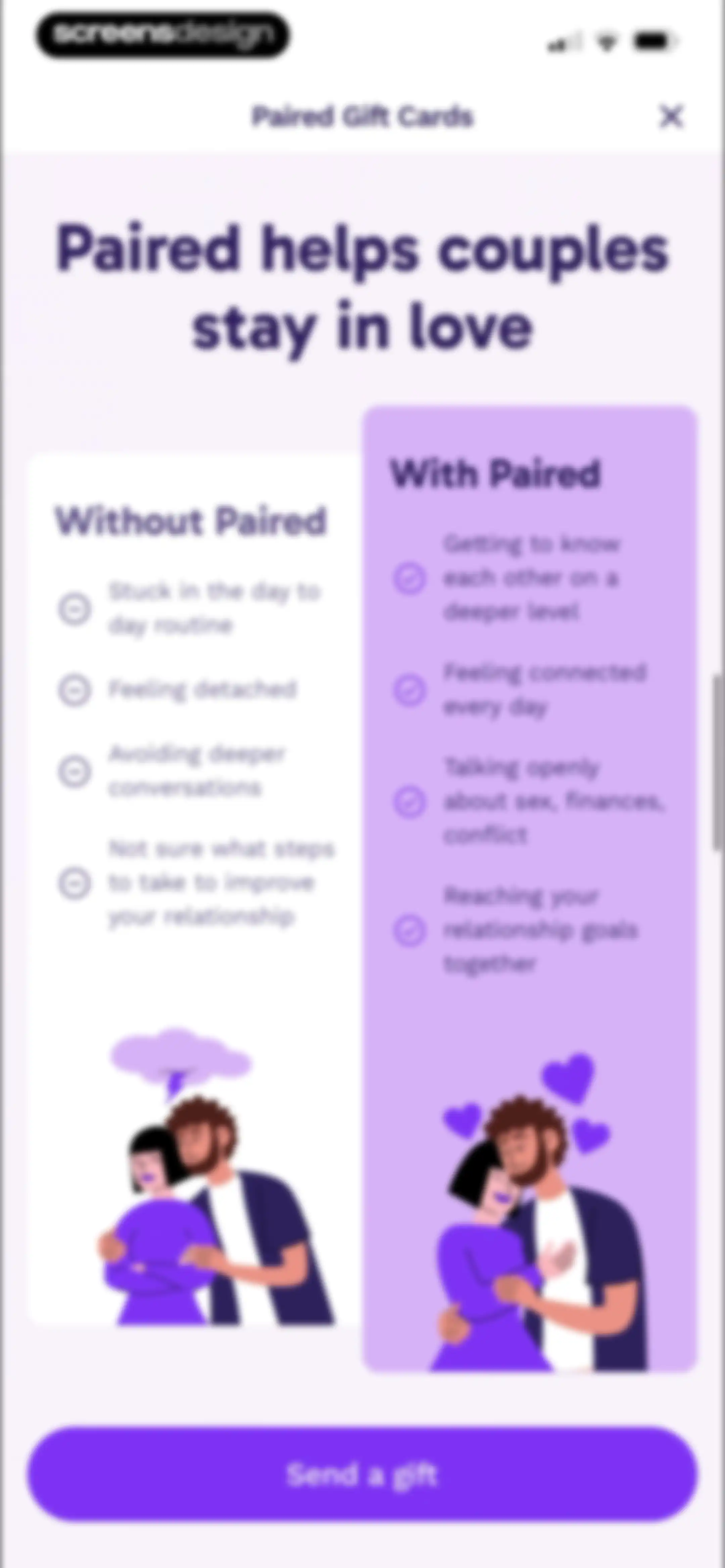 Paired: Couples & Relationship screen 168