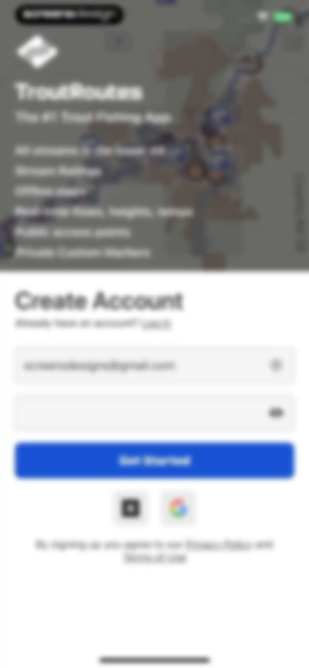 TroutRoutes: Fly Fishing App screen 2